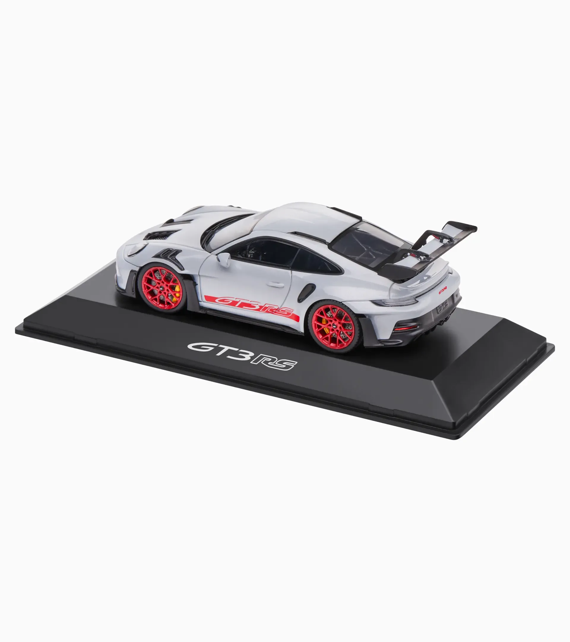 1/43 Porsche 911 (992) GT3 RS gris glace métallisé/rouge