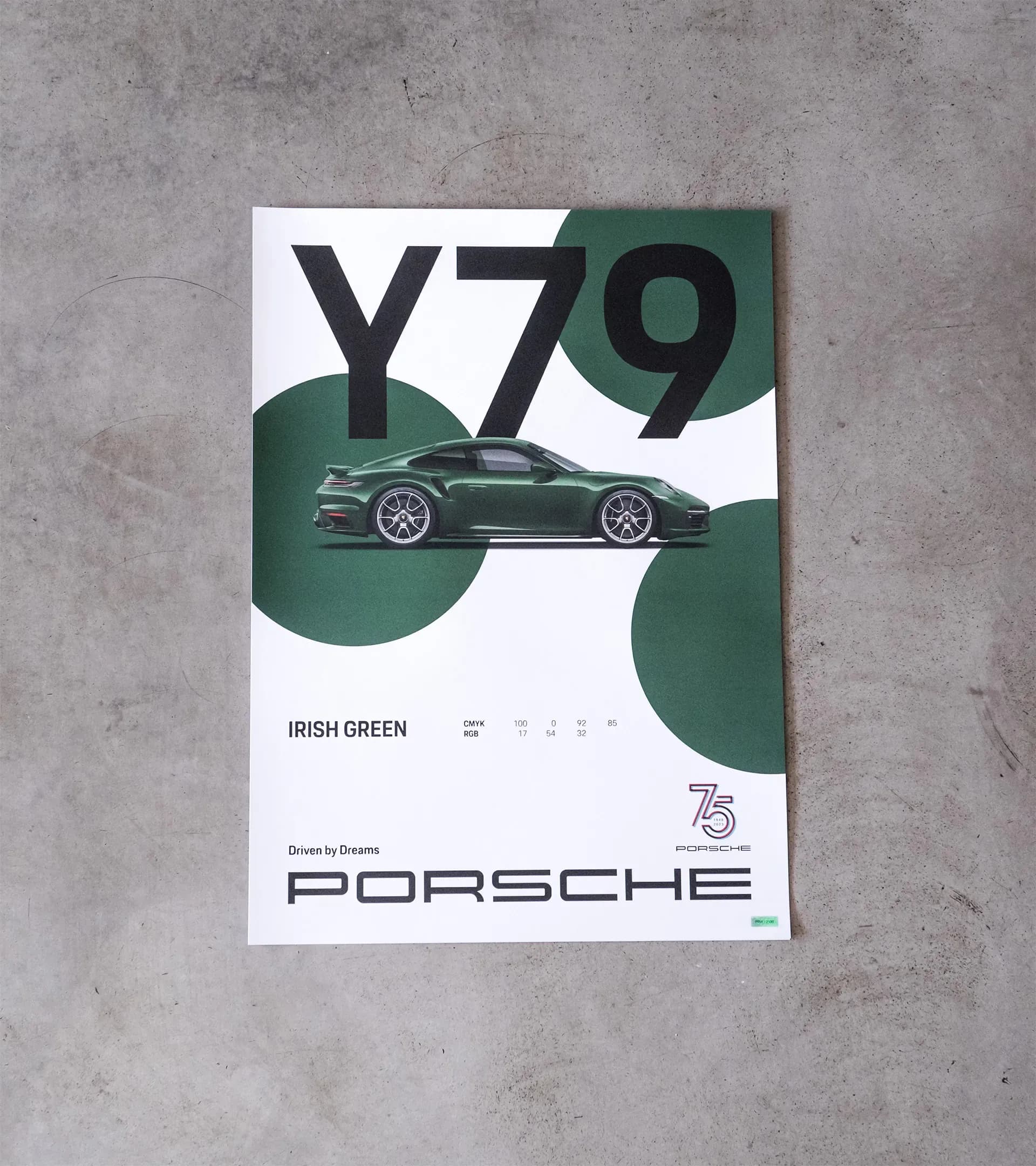 Porsche Poster Set – 75Y – Driven by Dreams 2