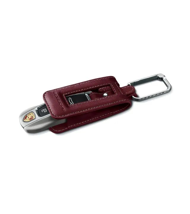 Porsche Key Pouch in Leather for 911, Cayenne, Panamera and Taycan