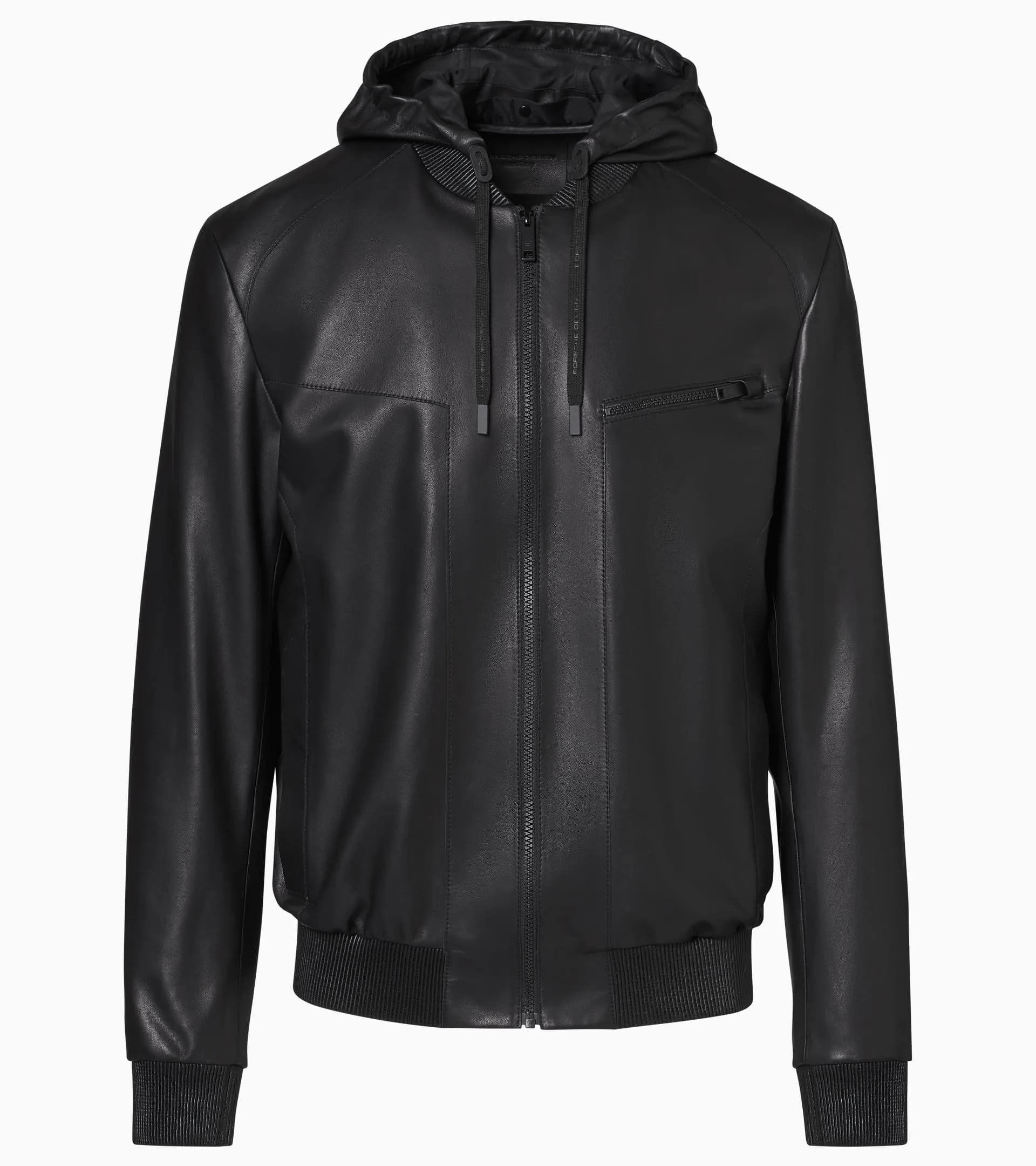 Hooded Leather Bomber | PORSCHE SHOP