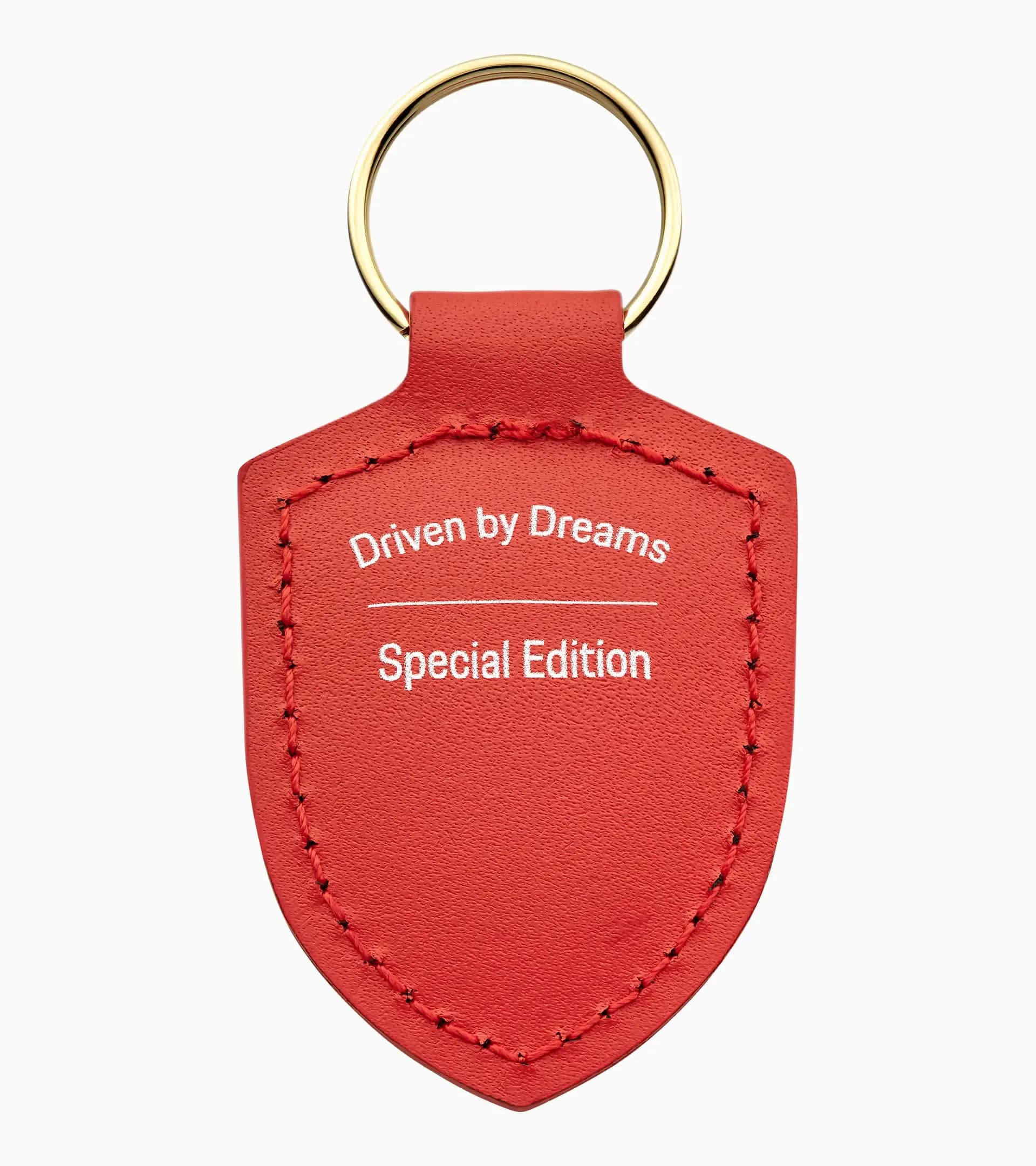 Porsche Crest Keyring, Lava Orange - Driven by Dreams  thumbnail 1