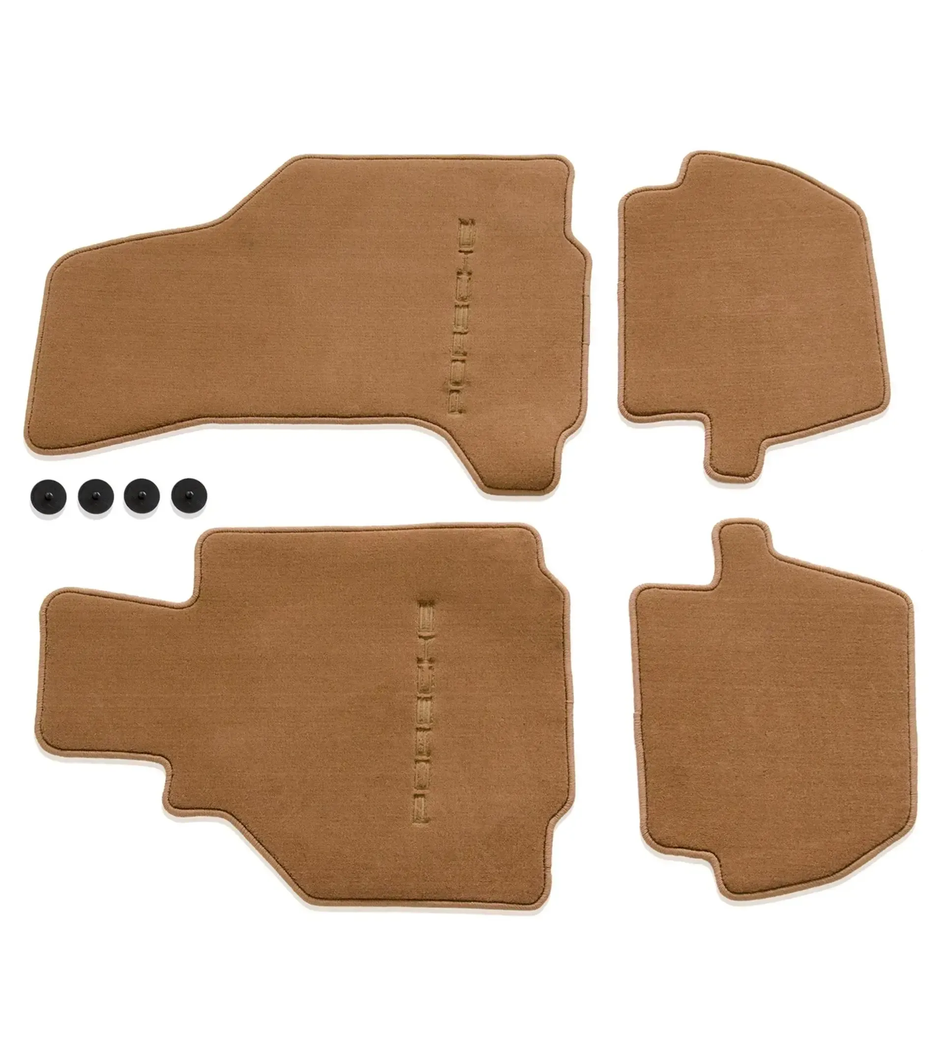 Floor mats in Brown for left-hand-drive vehicles for Porsche 996 thumbnail 0