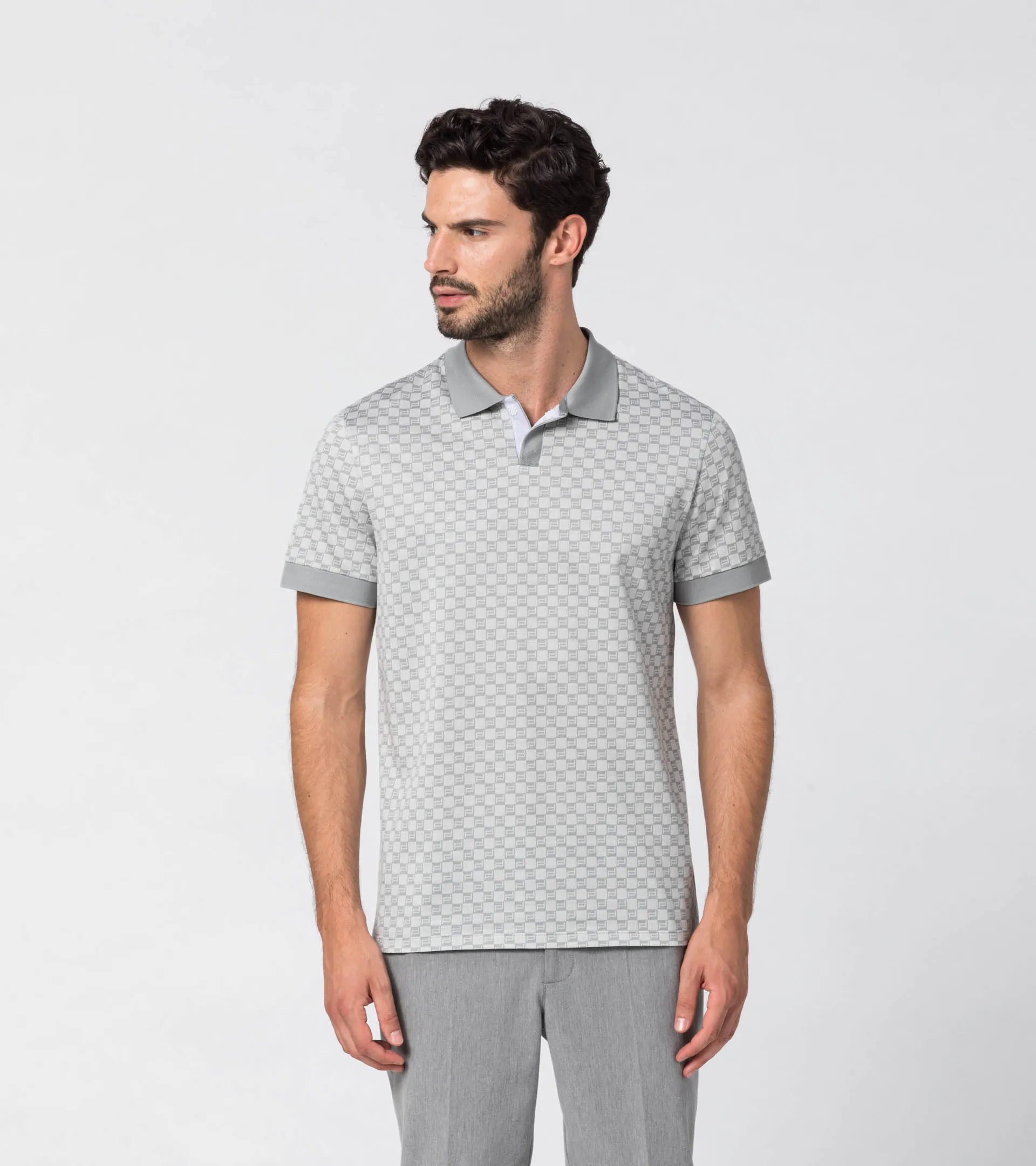 PD-Icon Chequered Polo 4