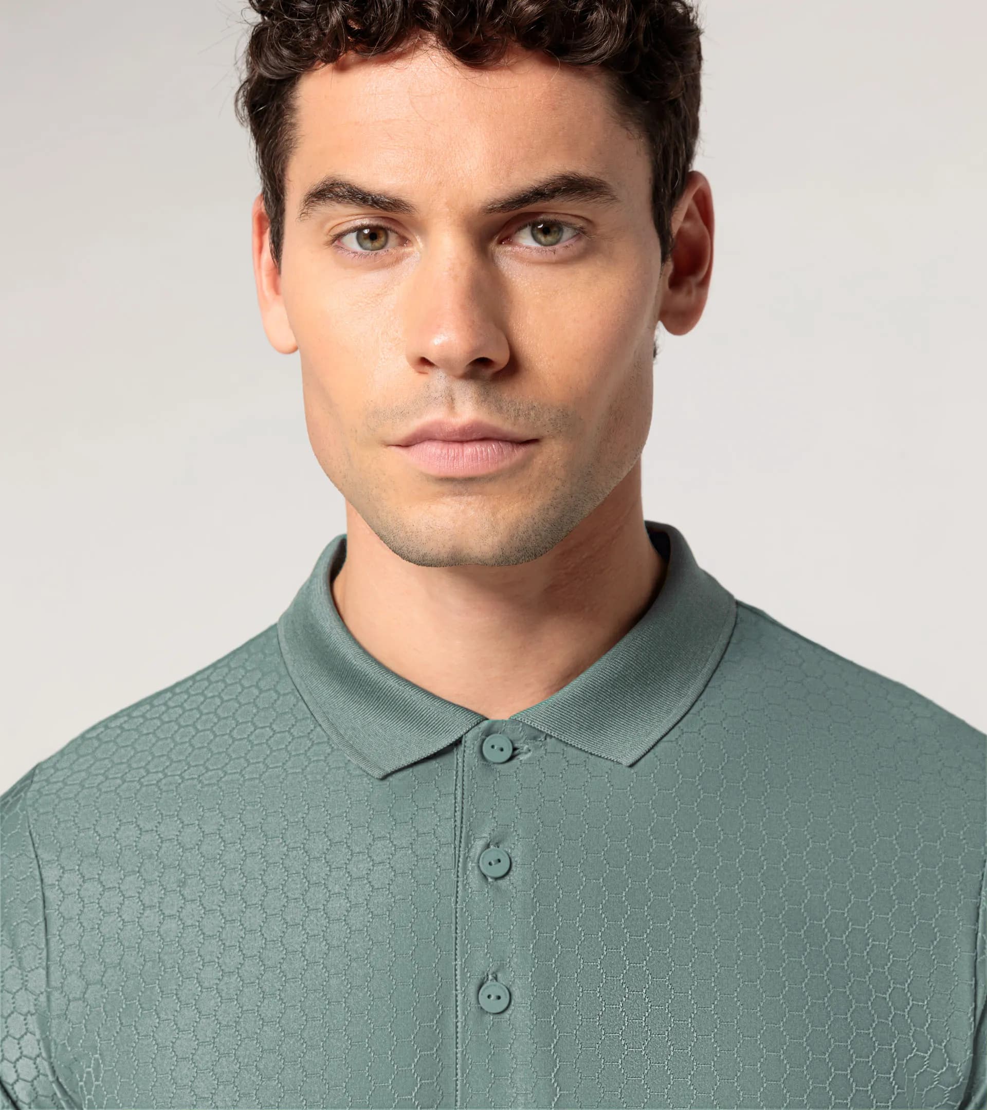 Hexagon polo shirt 3
