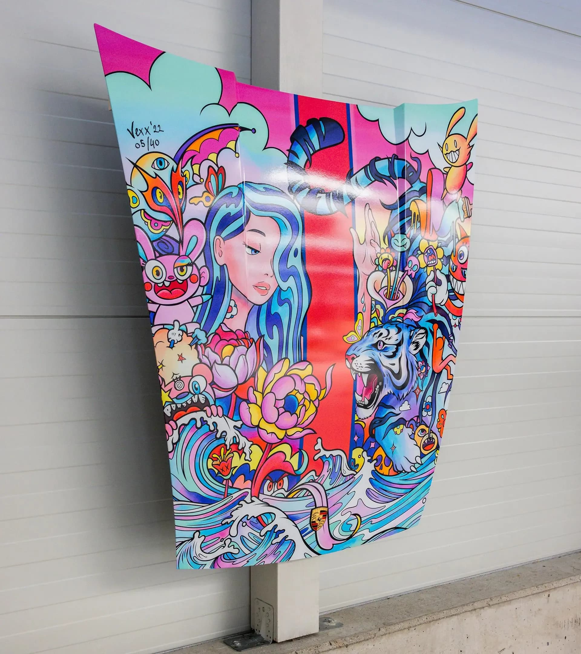 911 front bonnet Art Edition – VEXX x Porsche – Ltd. 2