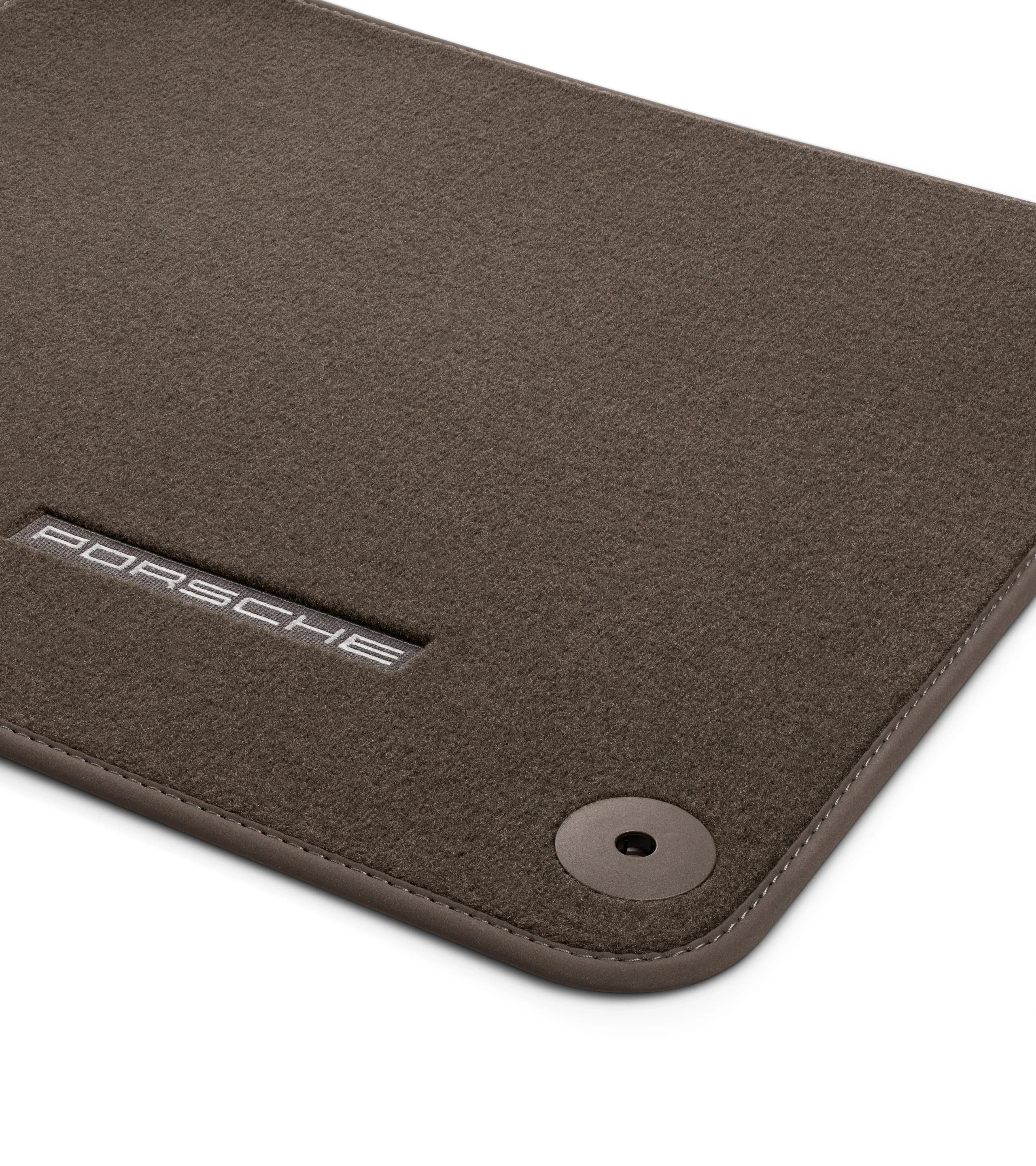 Porsche Floor Mats with Nubuk Edging for 911 and 718 1