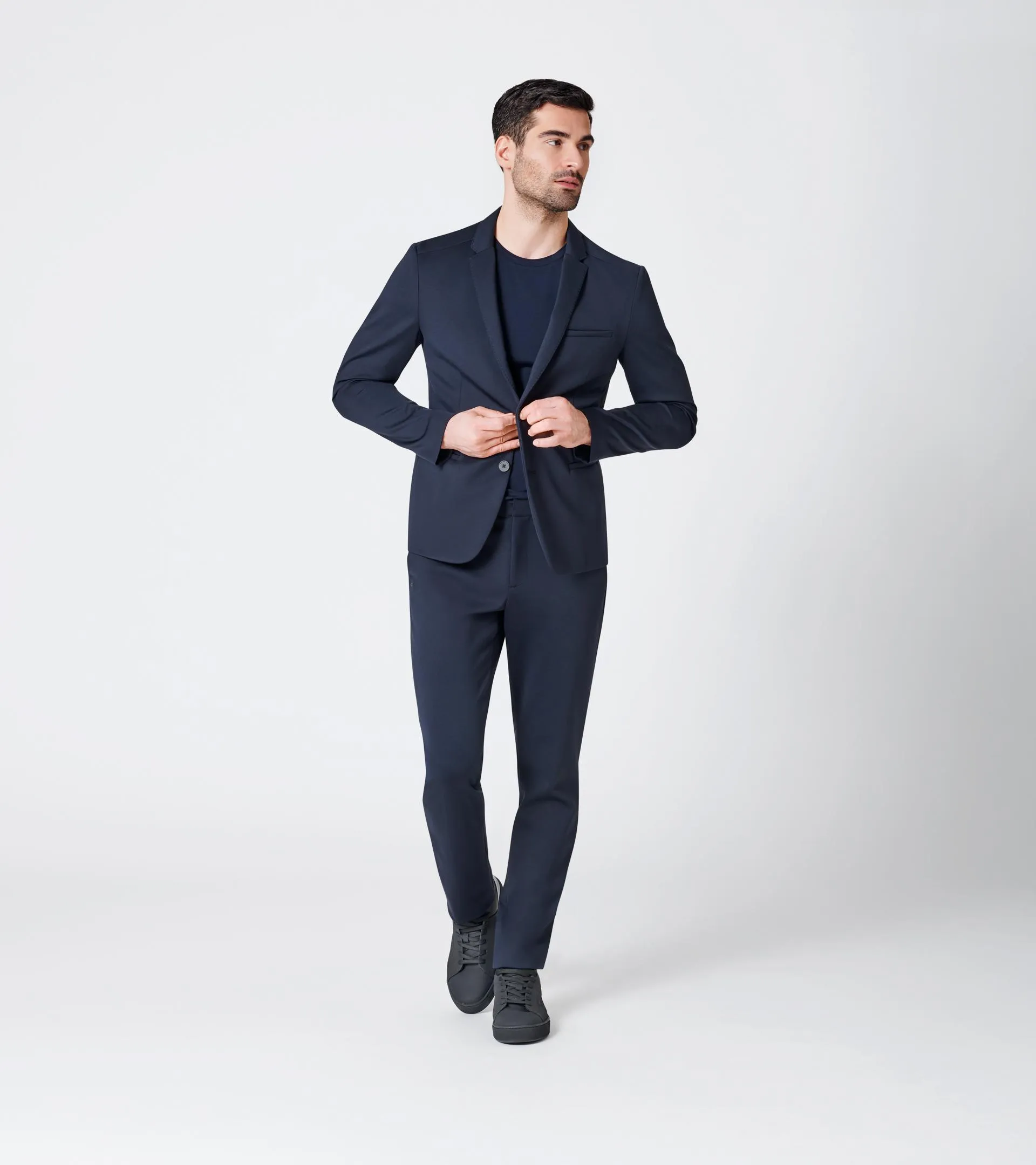 2-Button Bi-Stretch Jersey Blazer 7