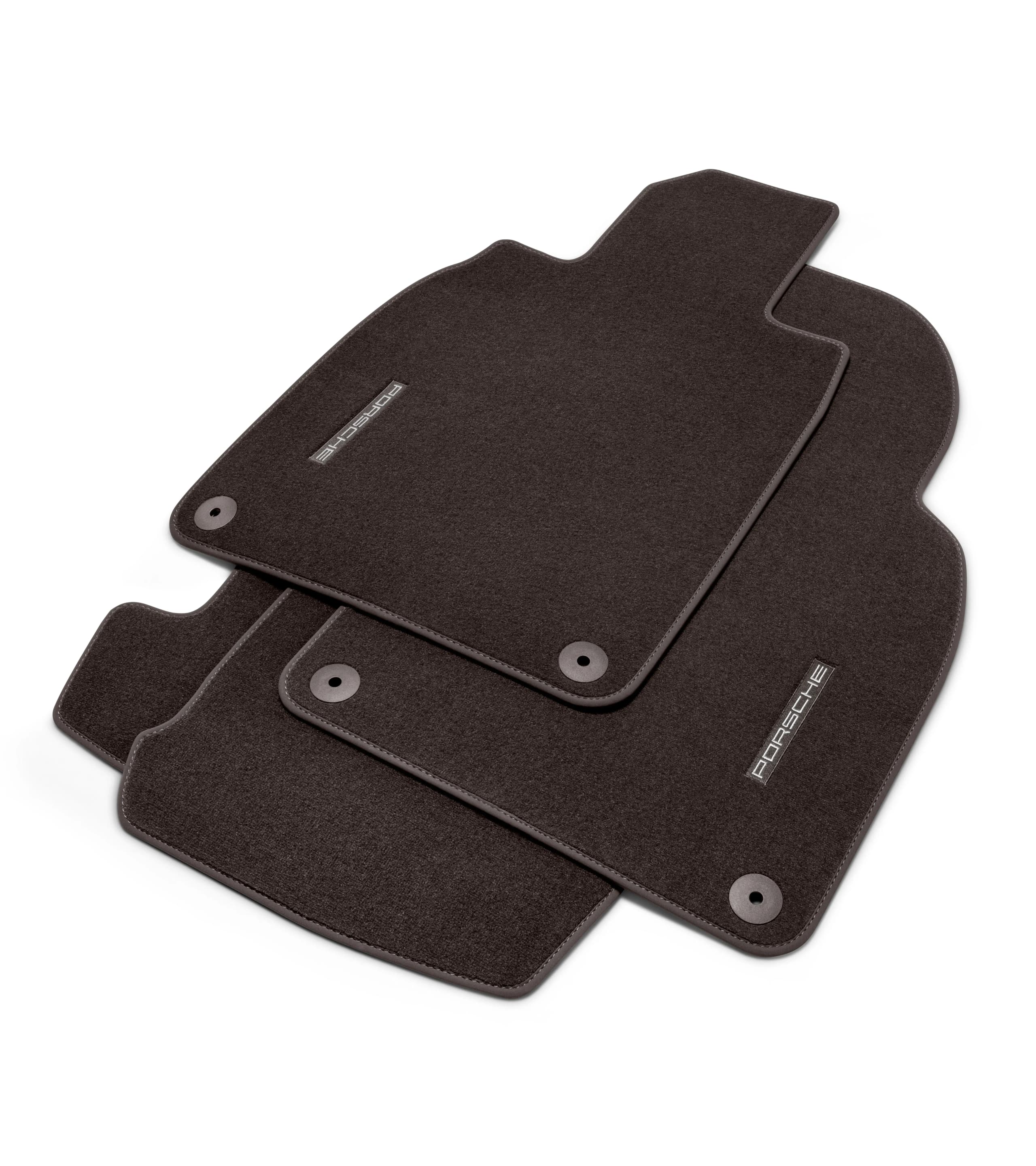 Porsche Floor Mats with Nubuk Edging for 911 and 718 1