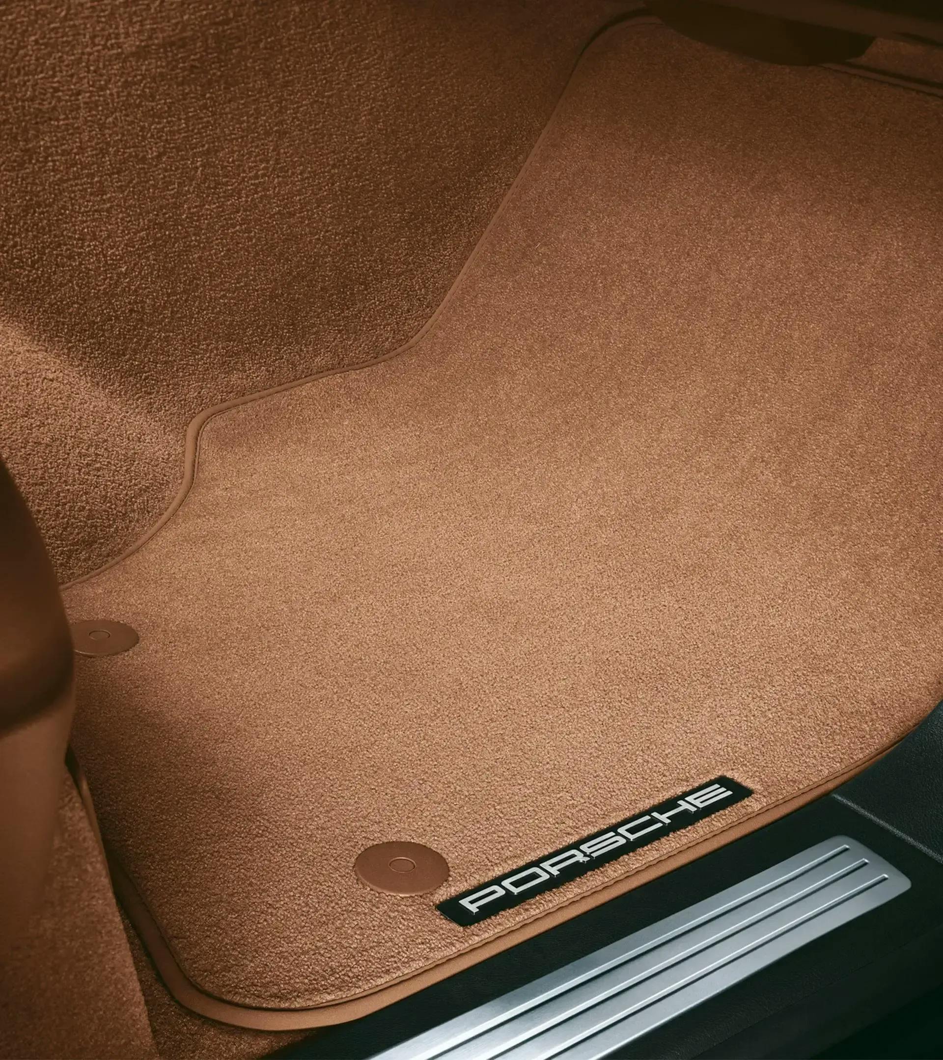 | Nubukeinfassungen Porsche SHOP PORSCHE E1 mit Cayenne Fußmatten