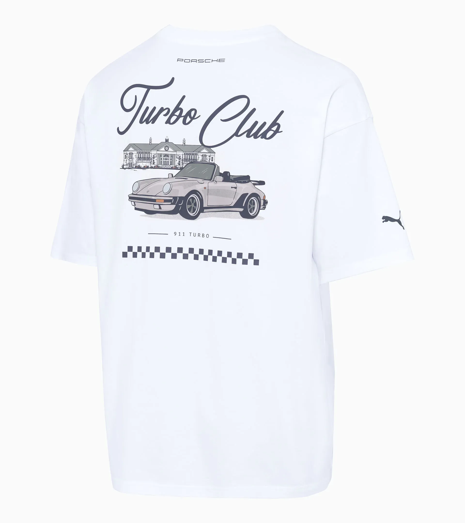 Porsche Turbo Club Back Print Graphic T-Shirt – Porsche Turbo  2