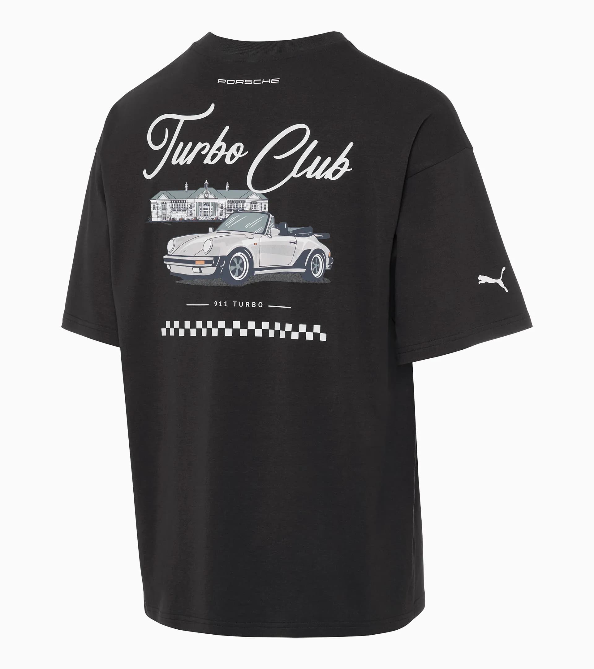 Porsche Turbo Club Back Print Graphic T-Shirt – Porsche Turbo  2