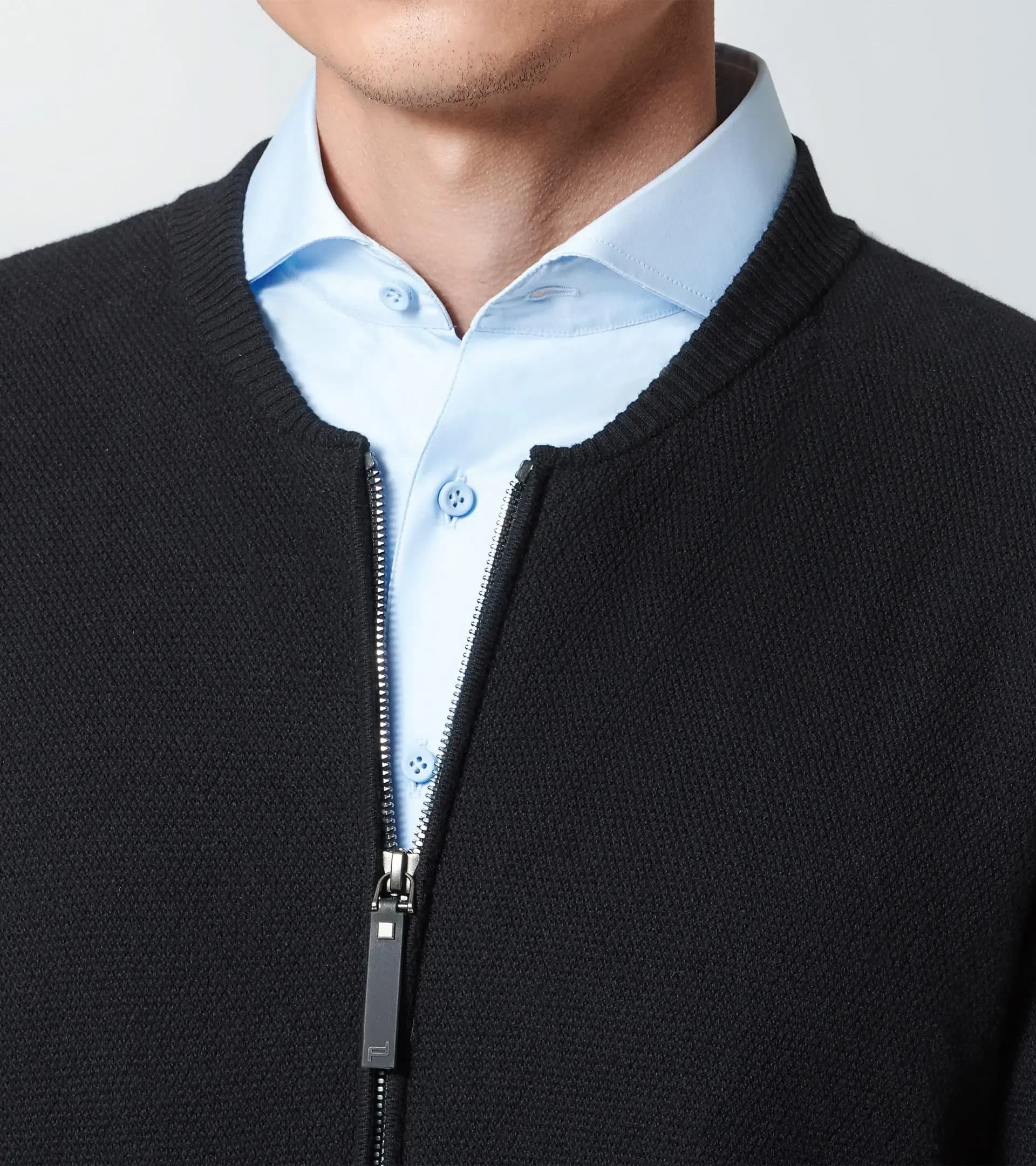 Structured Zip Cardigan 3