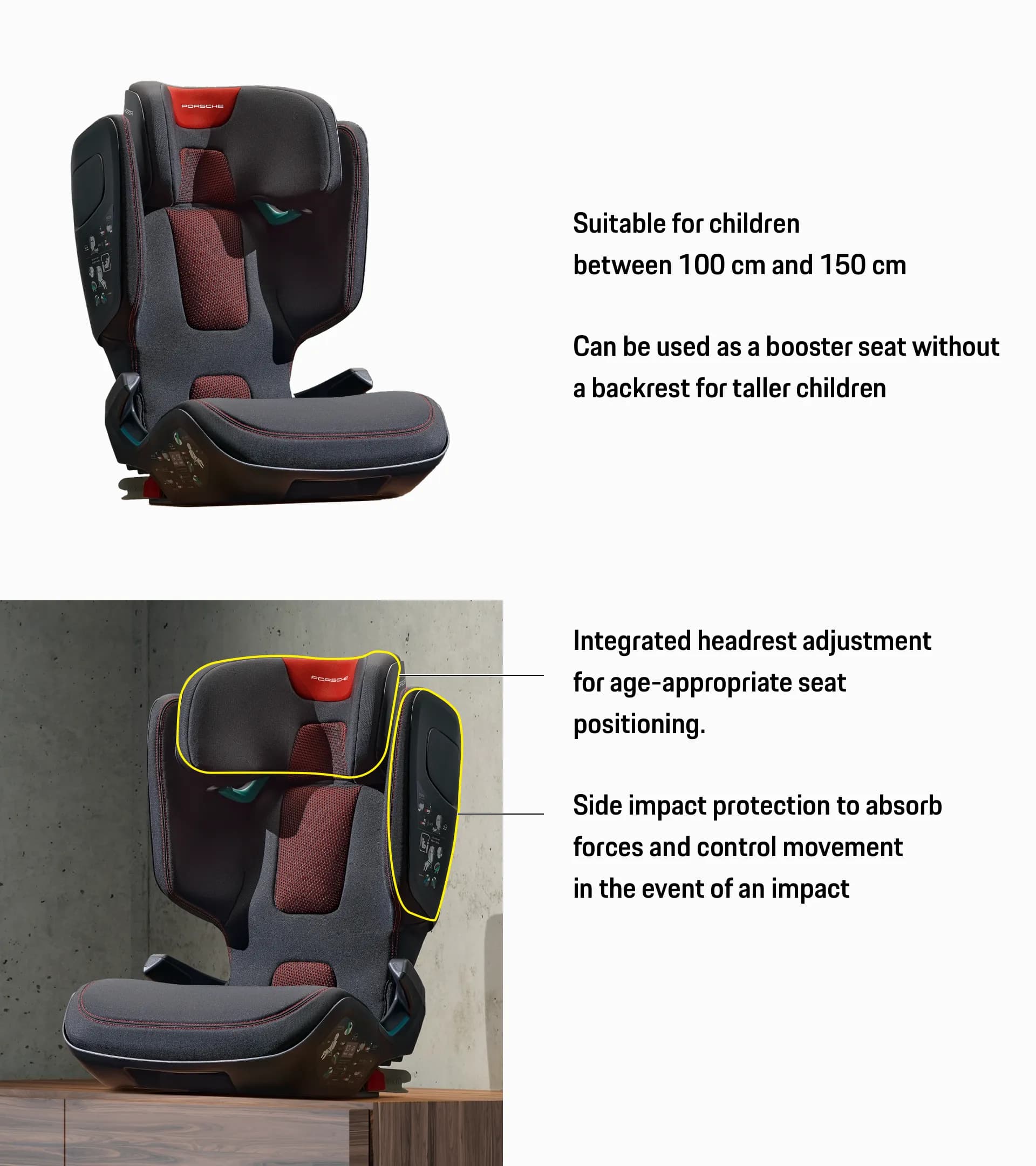 Porsche child car outlet seat