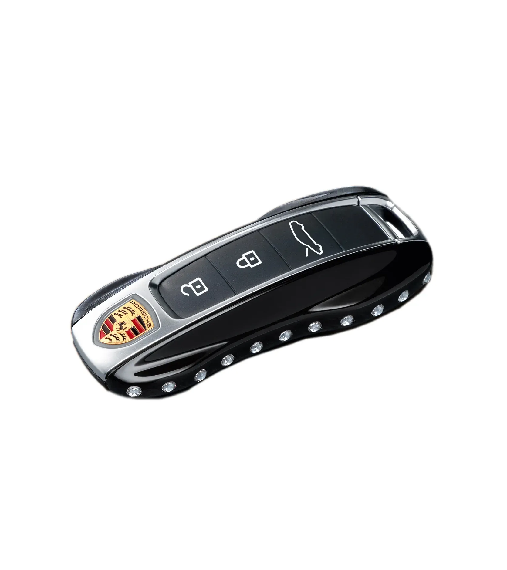 Driver's key painted with Swarovski® stones