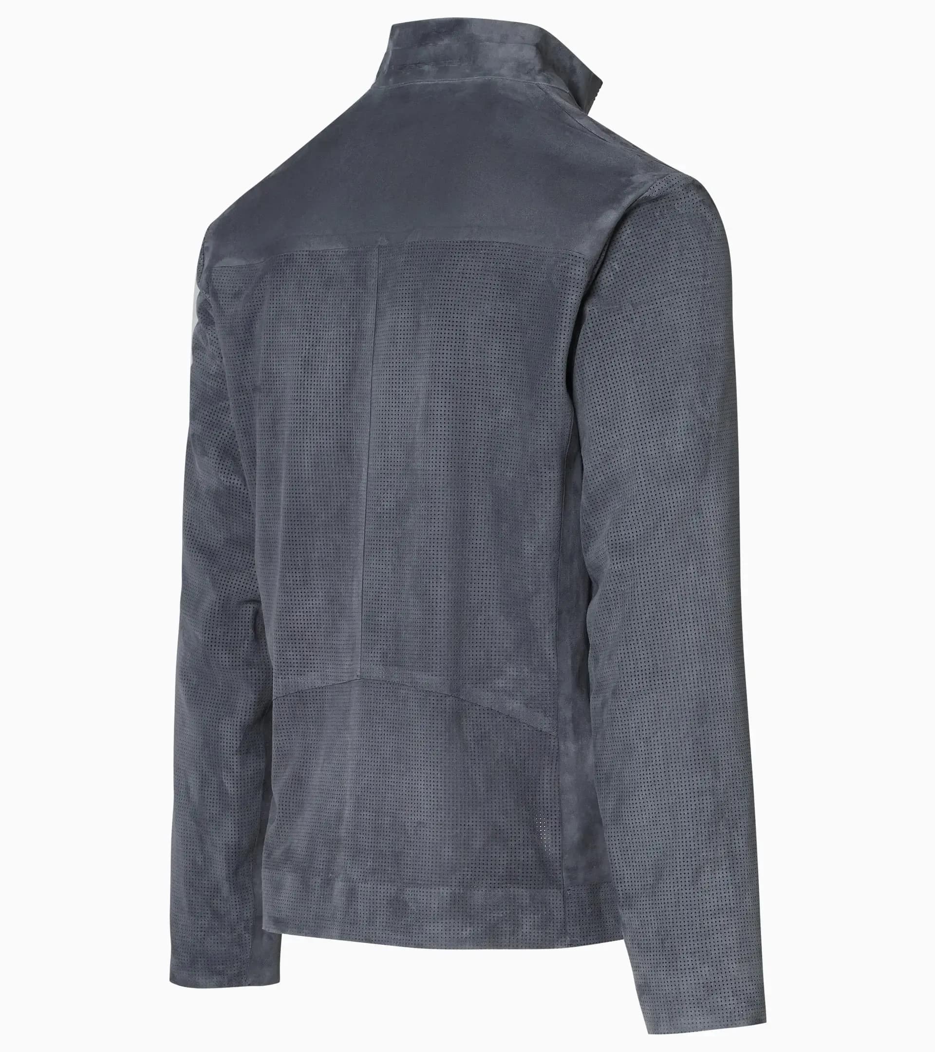 Perforated Goat Suede Leather Jacket | PORSCHE SHOP