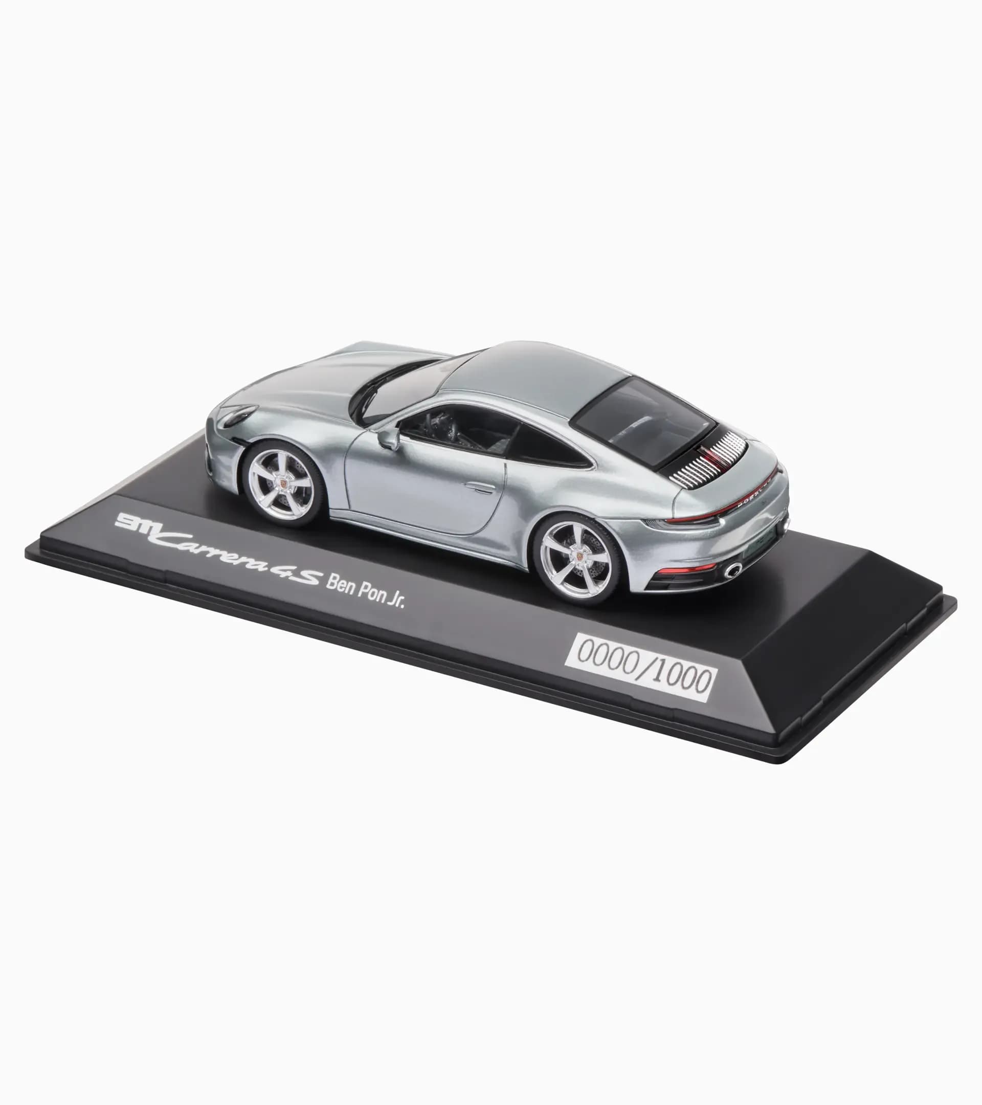 MINI GT Porsche 911 Carrera S White 1:64 Scale Diecast Car - Maya Toys