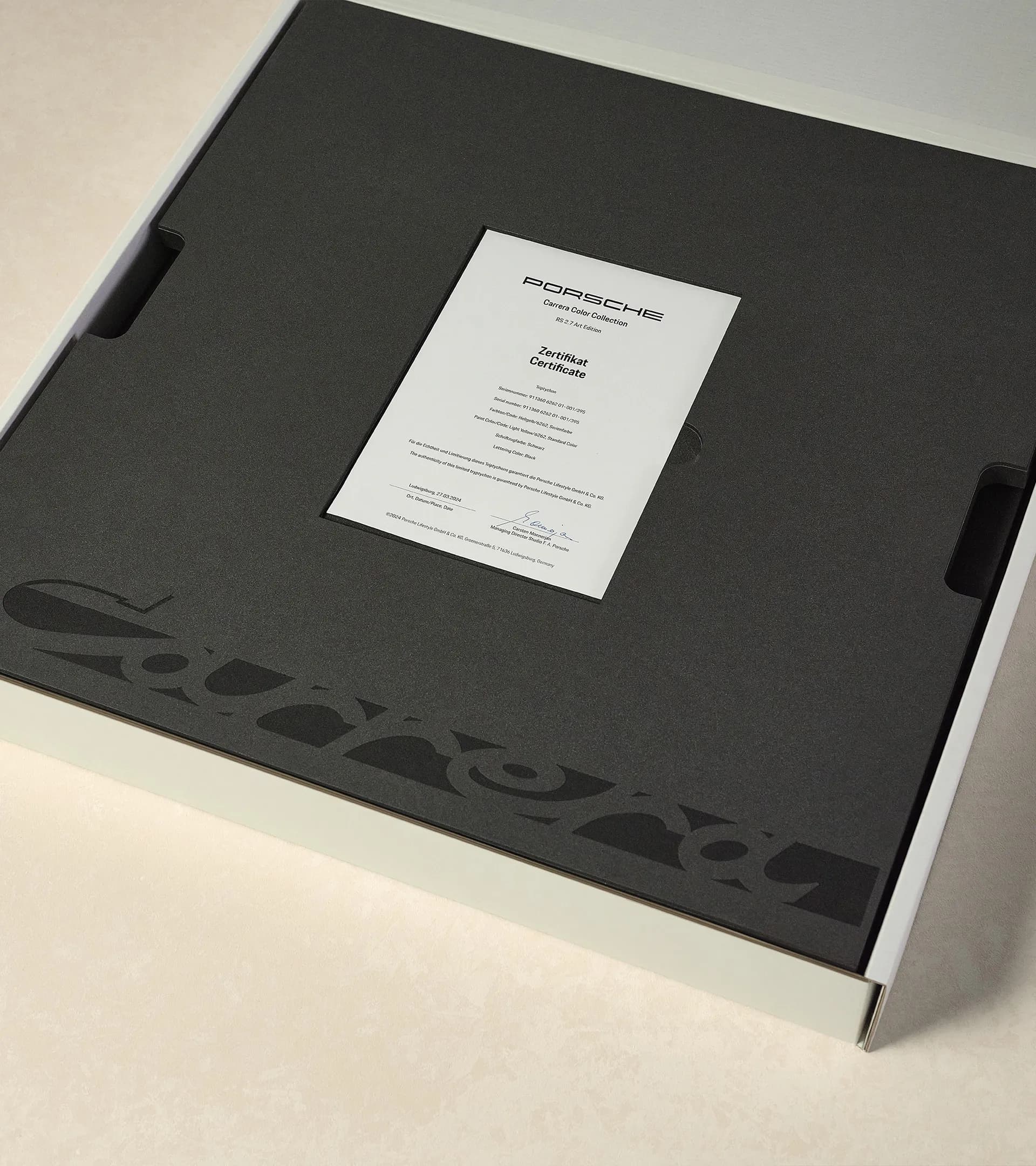 Wandbild – Carrera Color Collection  – Limited Edition 7