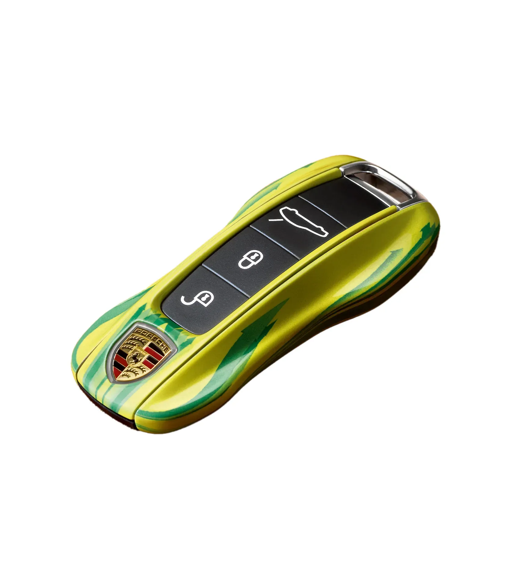 Porsche Painted Vehicle Key Sides in Design Edition Grello 