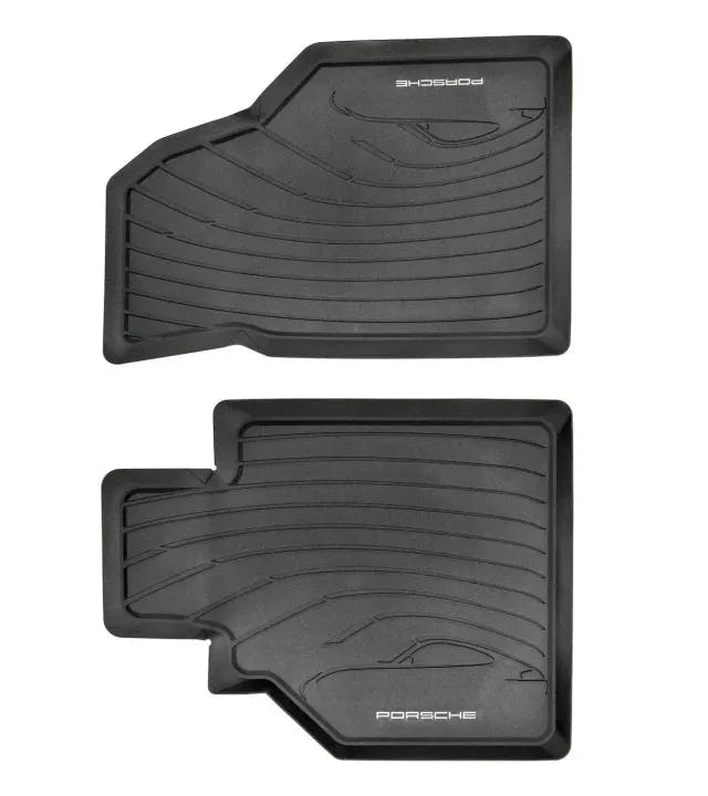 All-weather floor mats in Black for left-hand-drive vehicles for Porsche 986 and 996