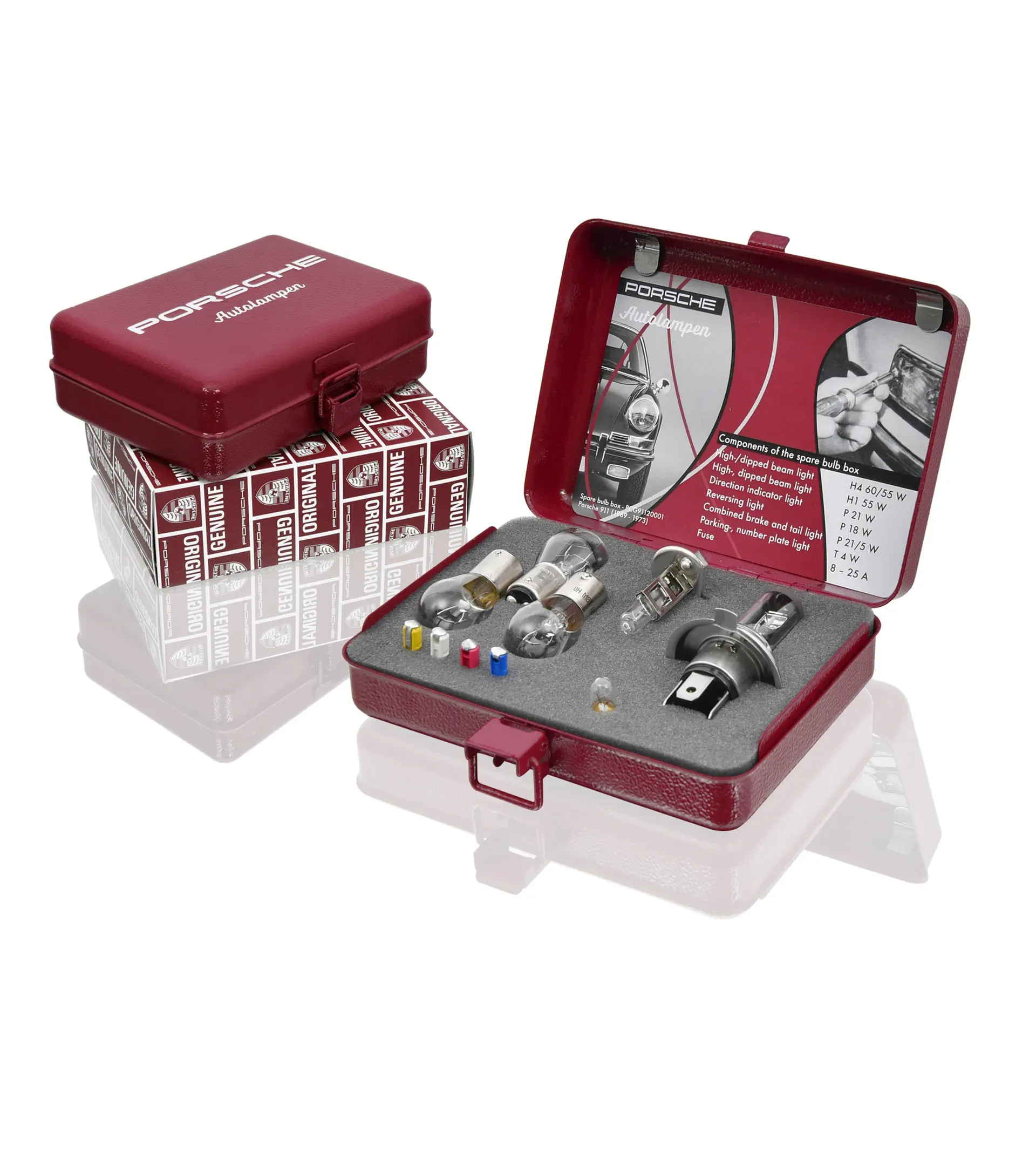 Jeu d’ampoules de rechange en coffret métallique 1