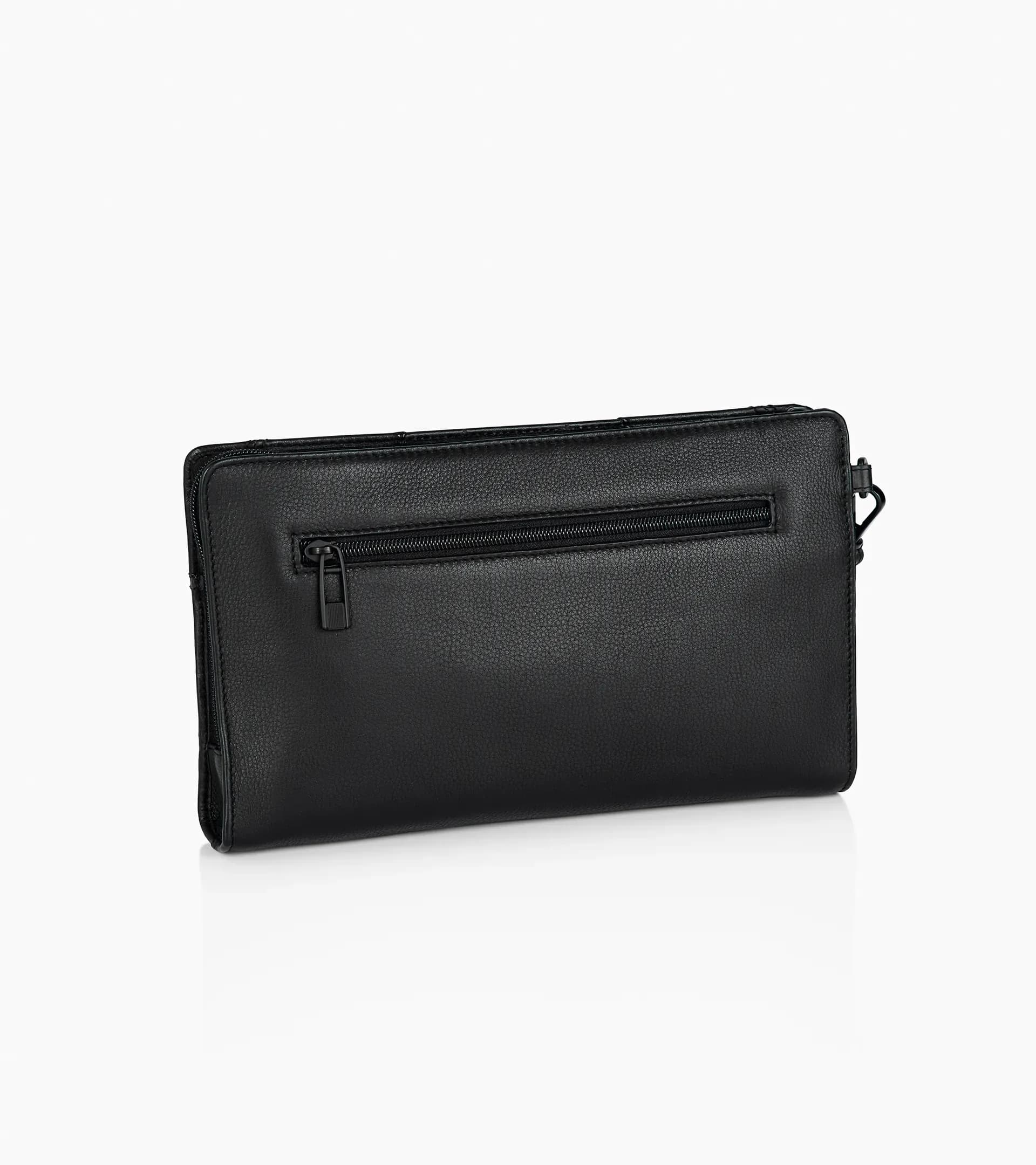 Roadster Leather Clutch Bag Front Pocket 2