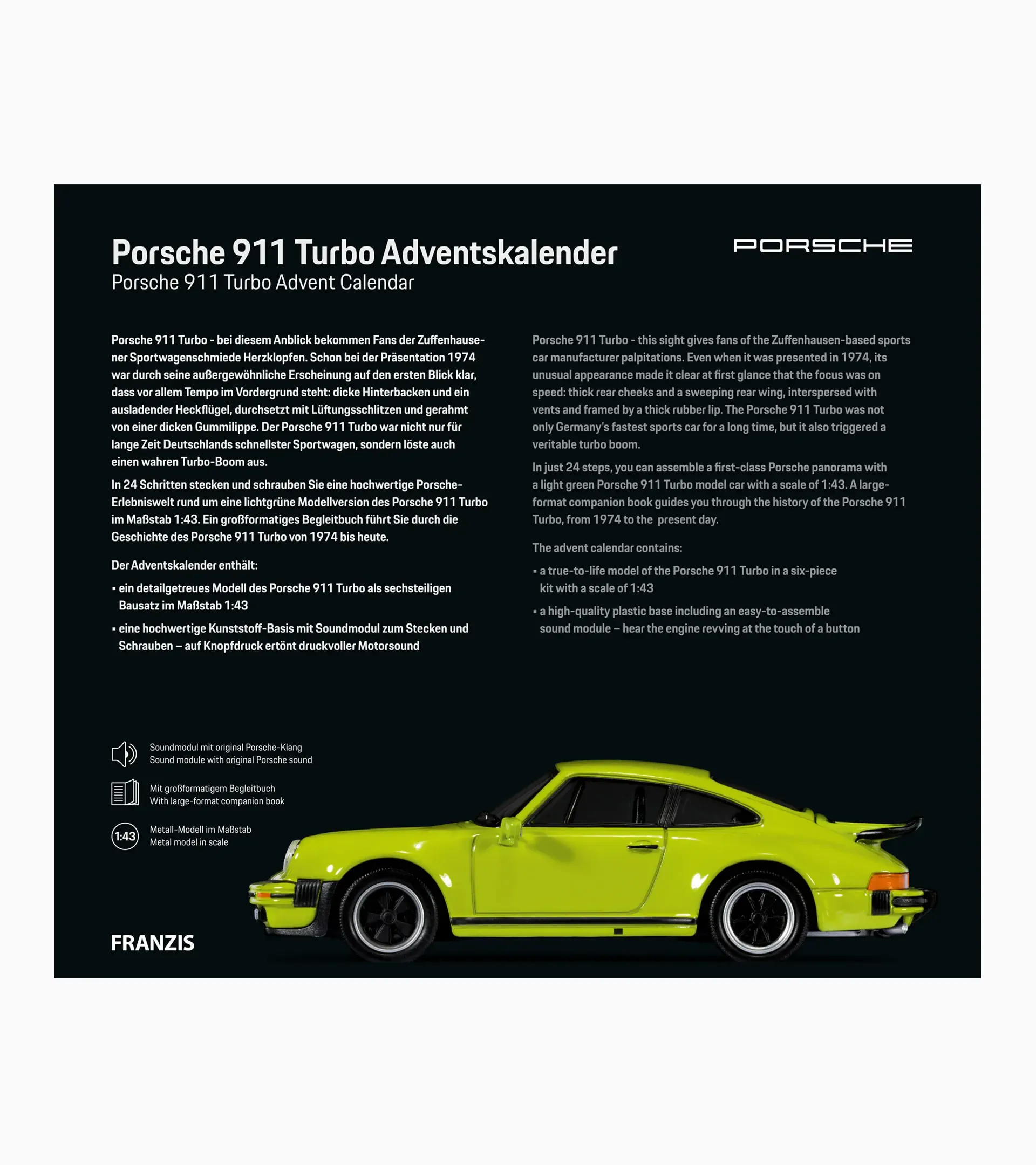 Porsche 911 Turbo advent calendar thumbnail 6