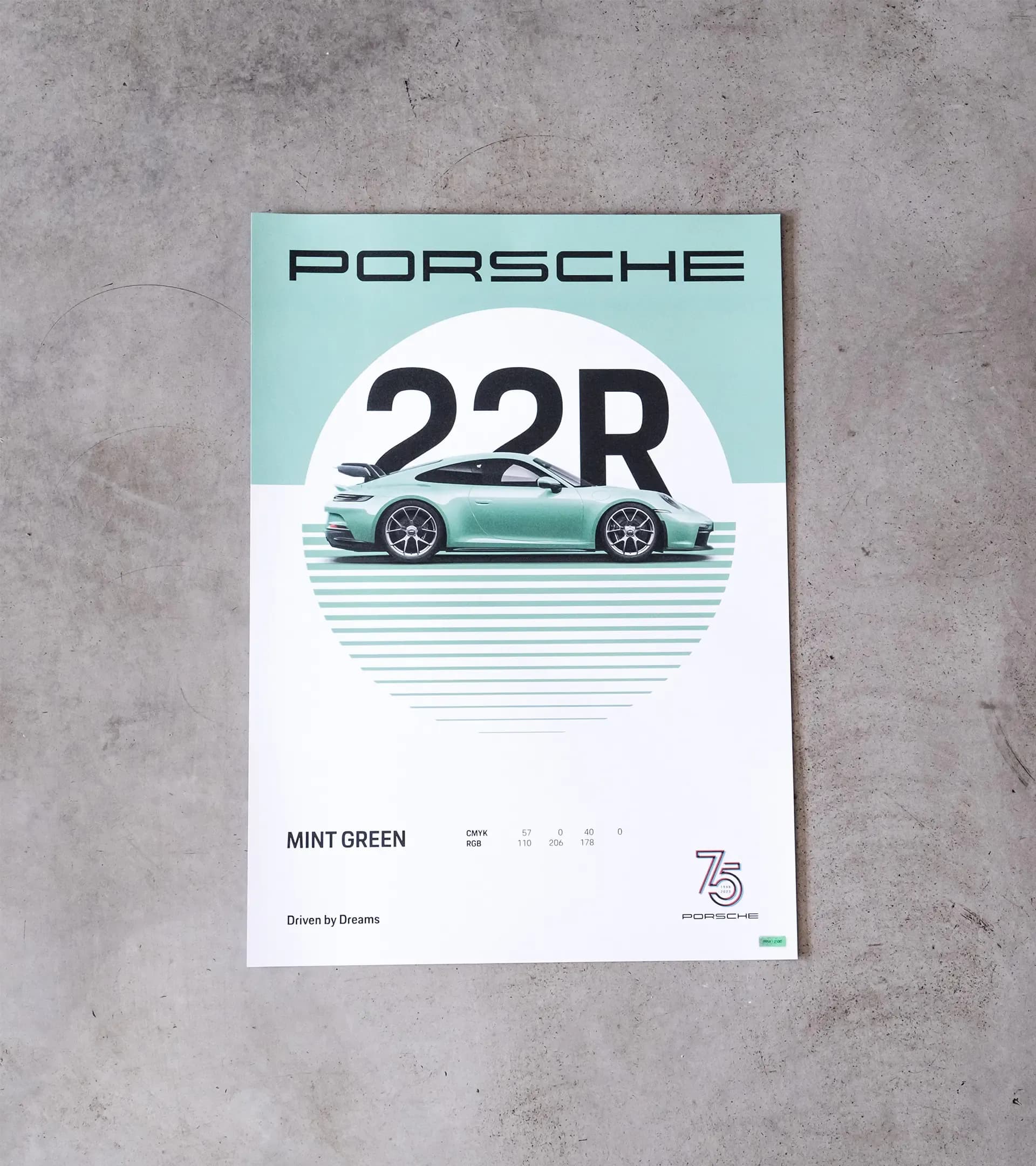 PORSCHE 911 CARRERA 2023 - CAPRINESSO - KRUGERS POSTERS