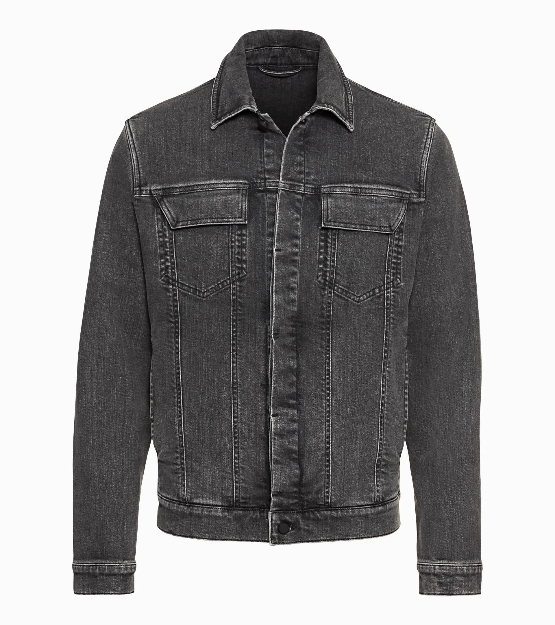 Grey denim outlet jacket