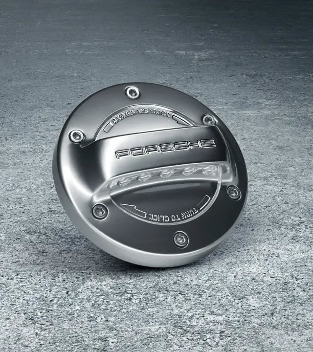 Porsche Fuel Tank Cap in Aluminium Look for 911, Boxster, Cayman and Cayenne