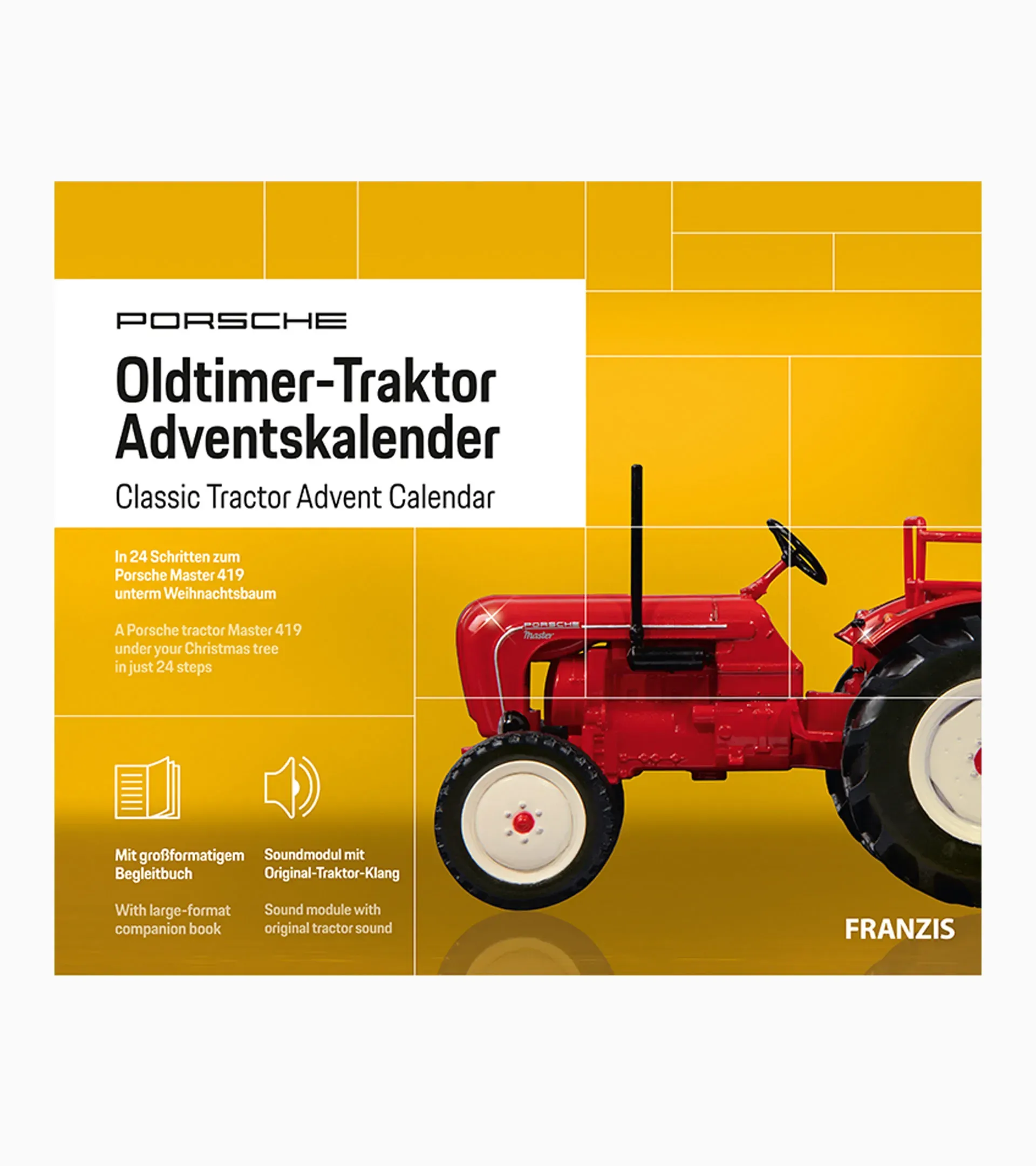 Porsche Oldtimer Tractor advent calendar 2