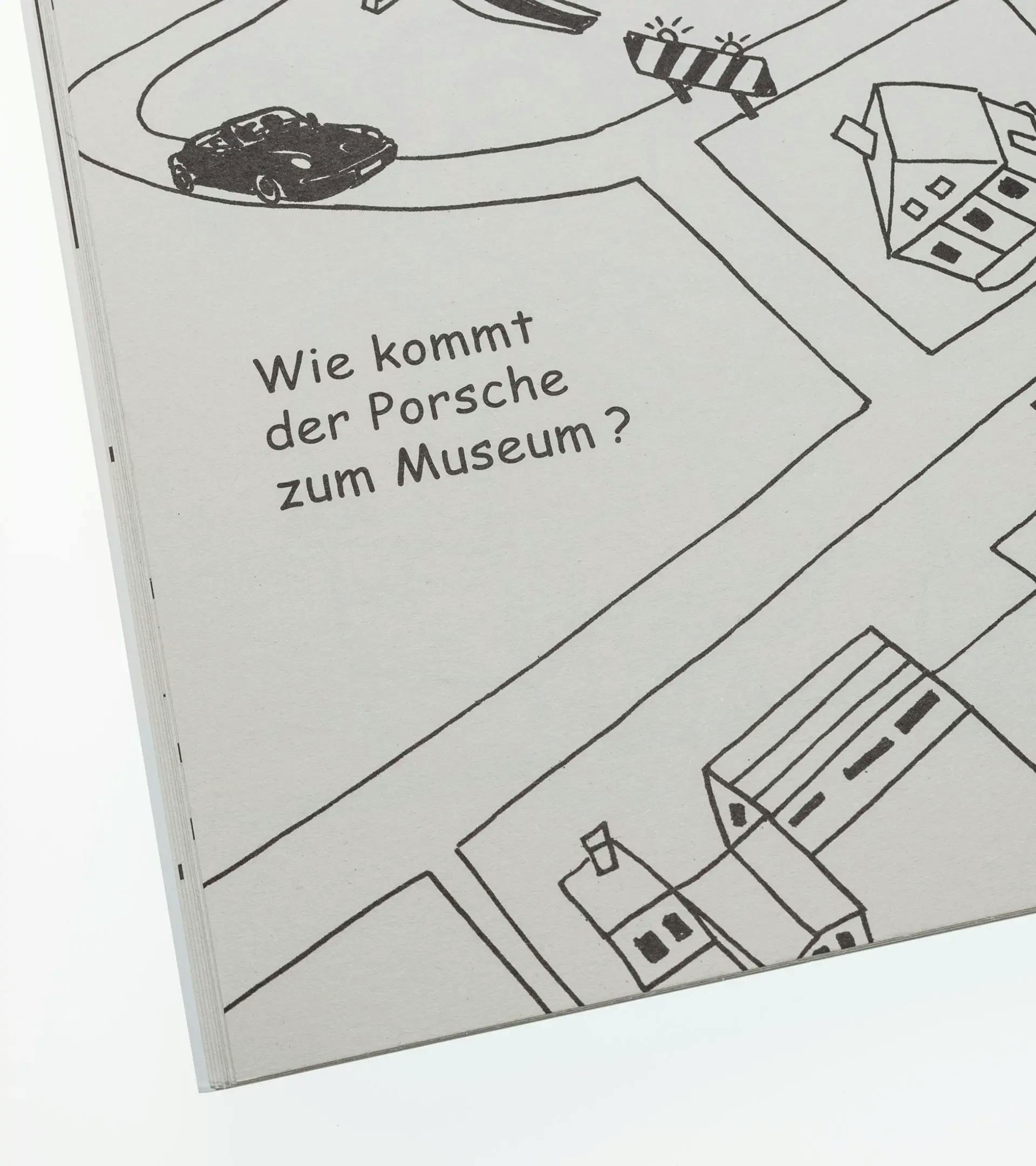 Le cahier de coloriage créatif de Porsche
