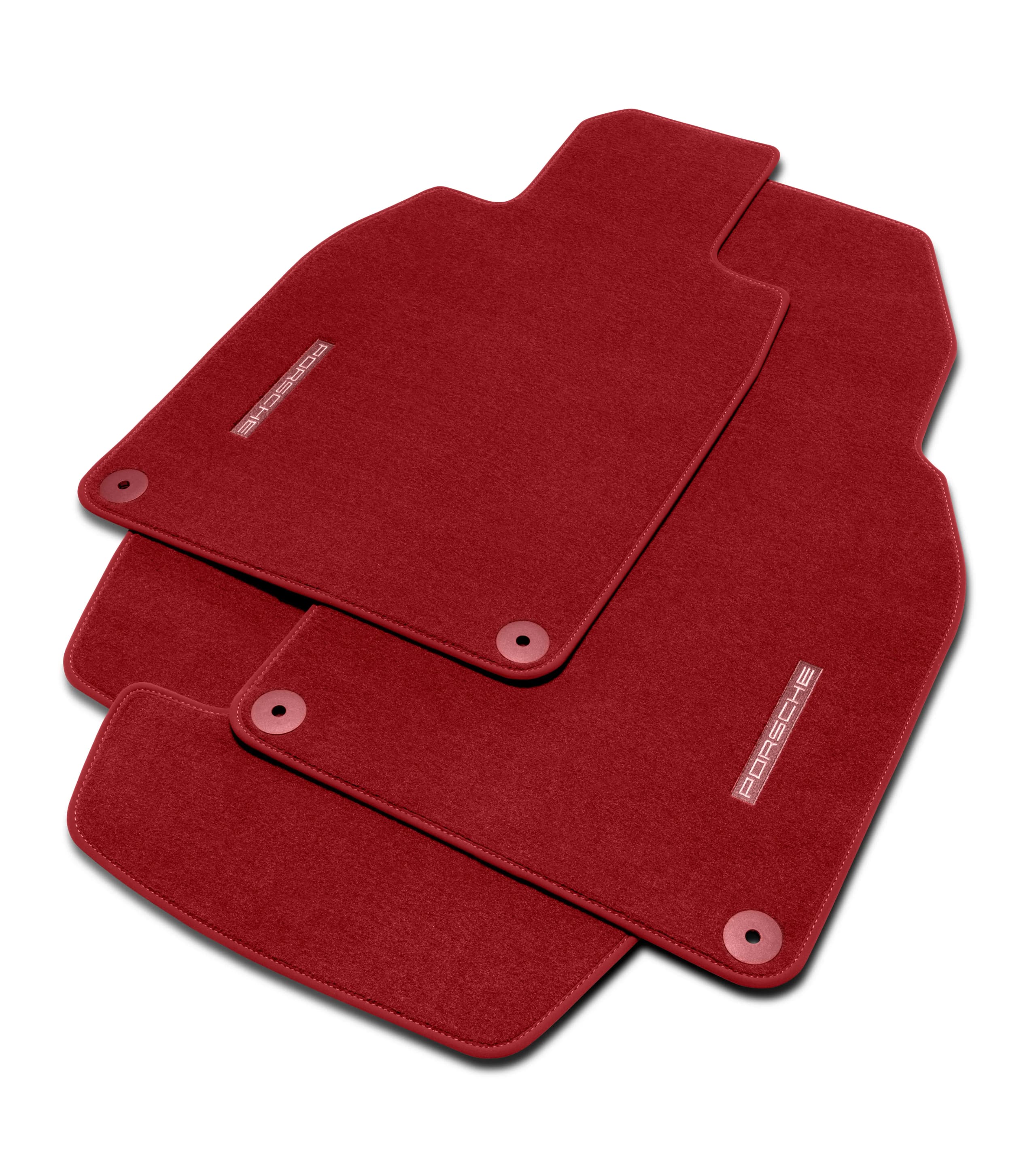 Porsche Floor Mats with Nubuk Edging for 911 and 718 1