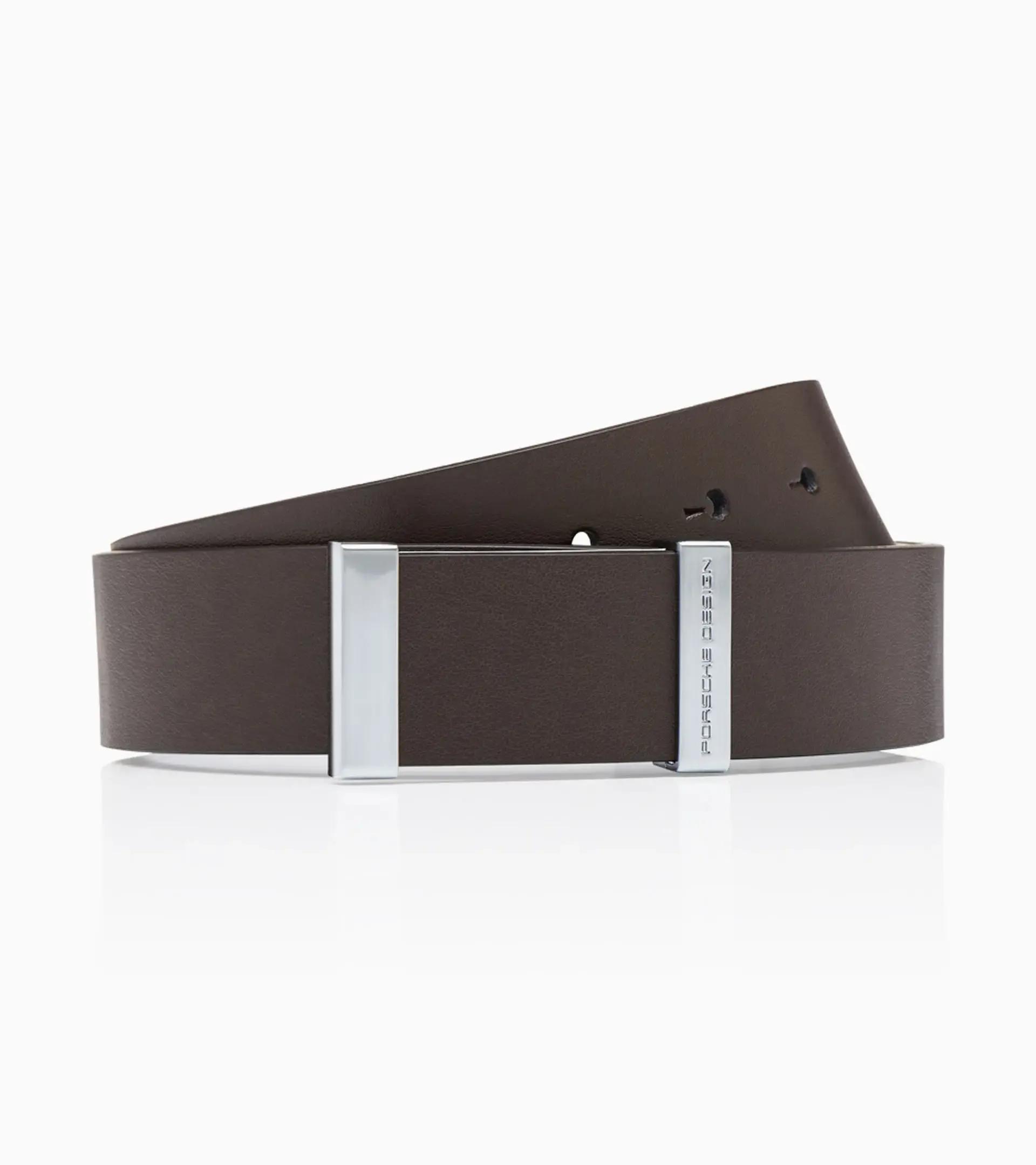 Buckle Leather Business Belt 35 thumbnail 0