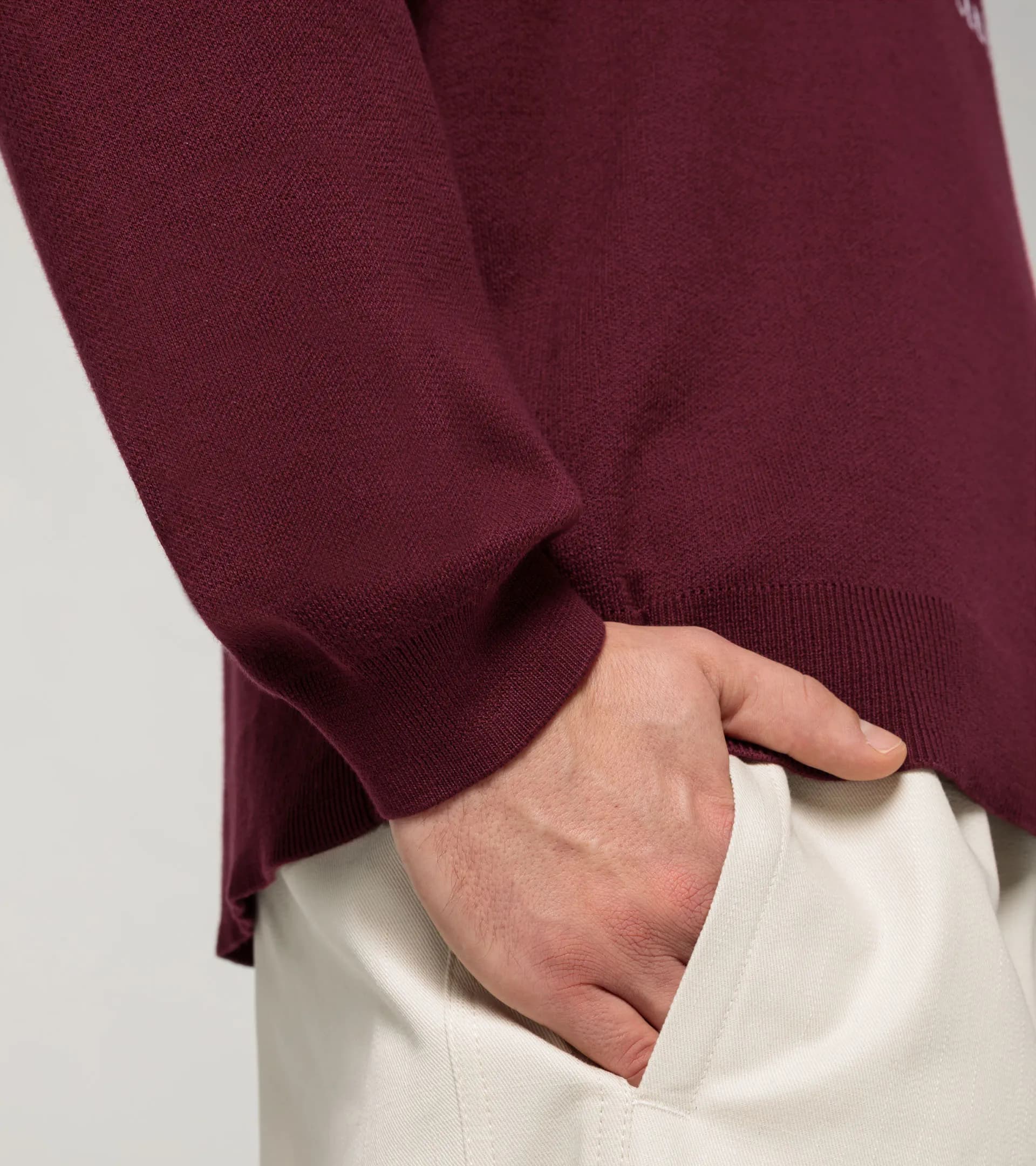 Knitted crew neck jumper 4