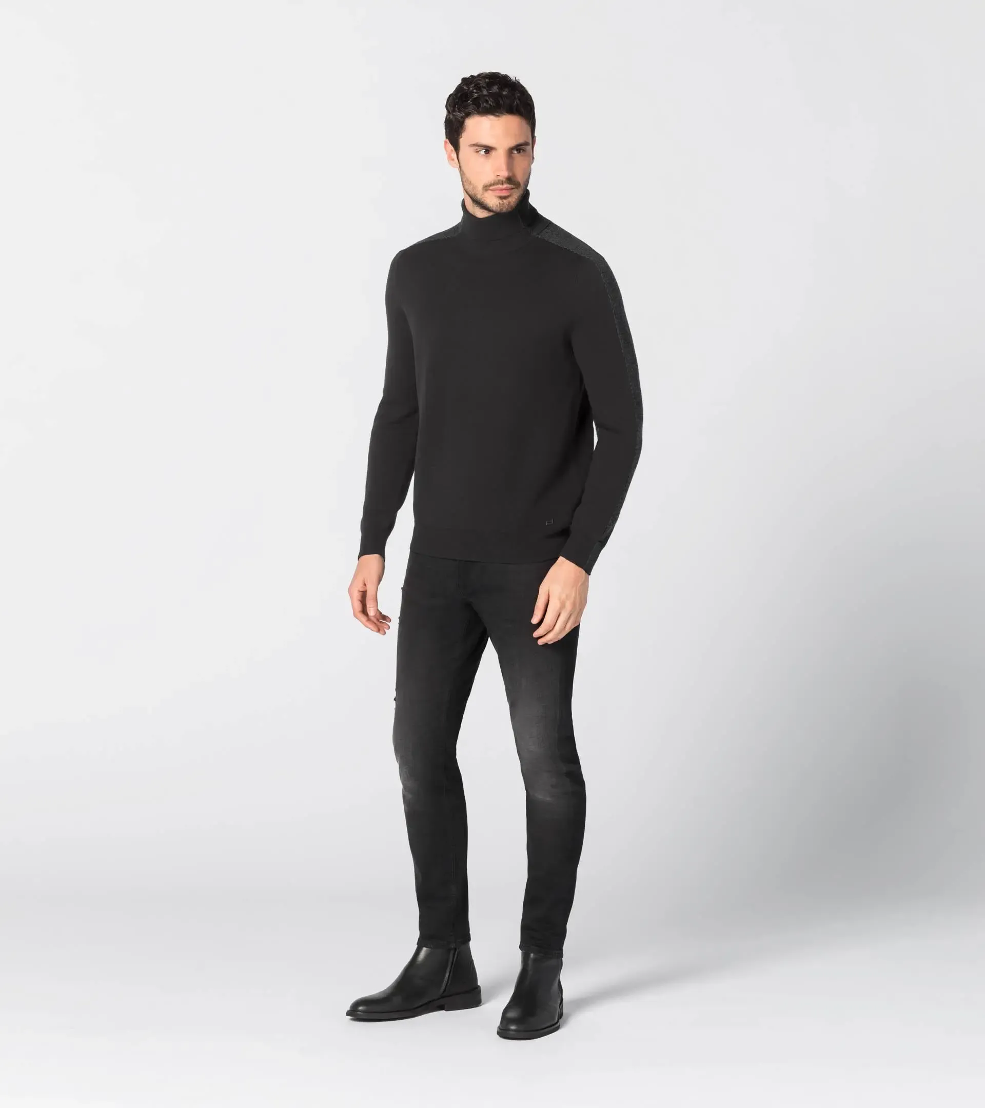 Striped Turtle Neck Sweater Sweater 5