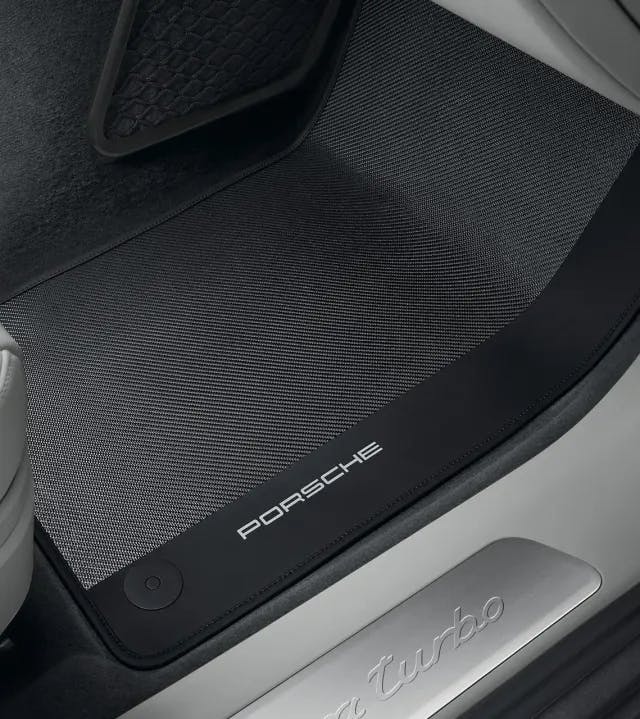 Floor mats with with leather edging - Panamera (G2 & G2 II)