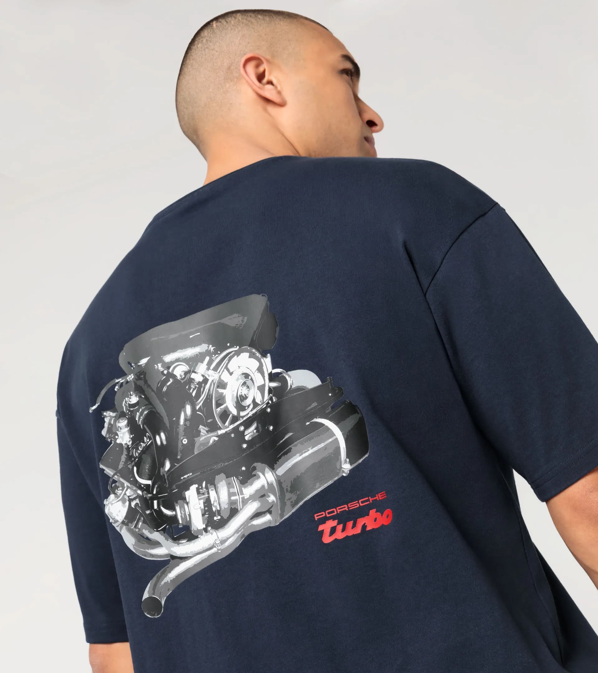 Porsche Turbo Engine Graphic Tee 5