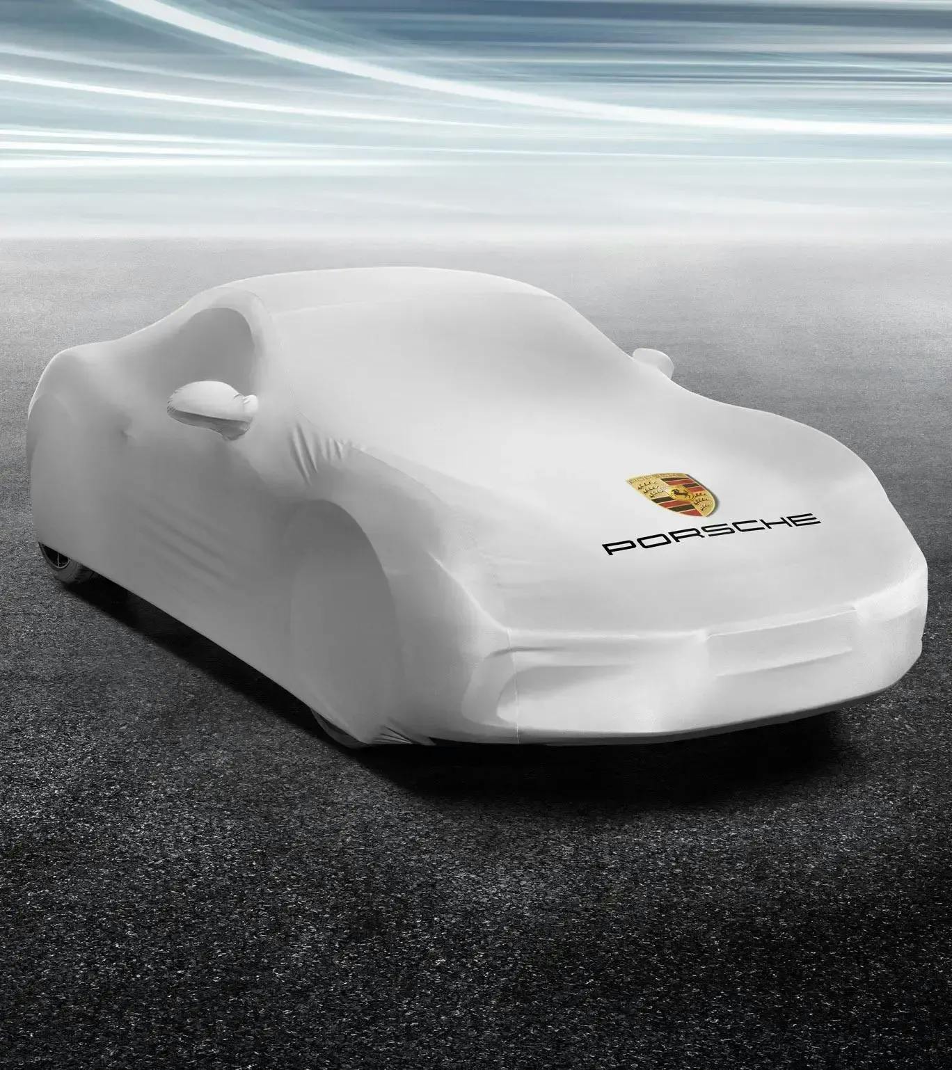  Porsche Porte-clés en cuir blanc, avec blason Boxster Cayenne  Panamera 911