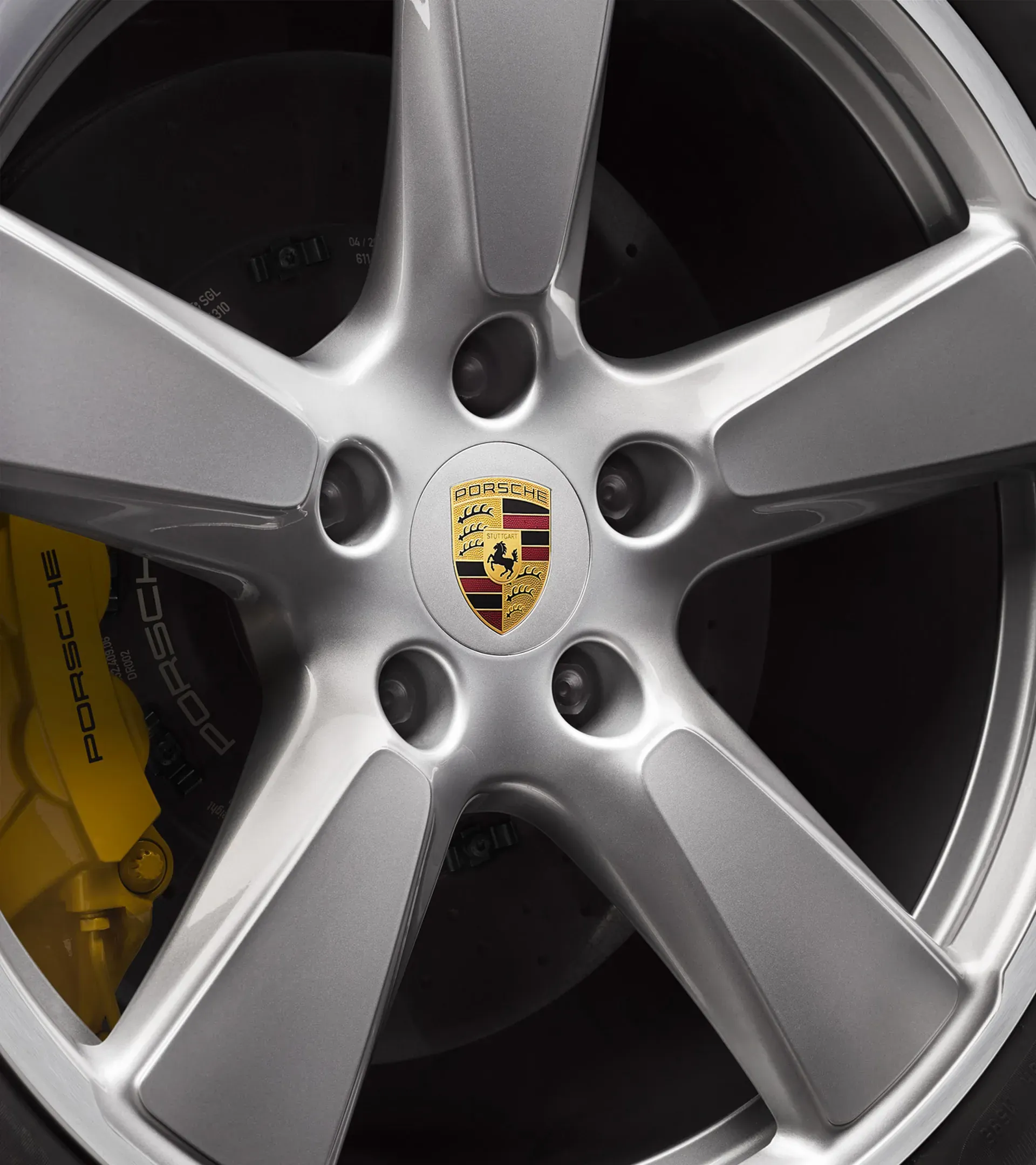 Porsche Wheel Hub Covers 1