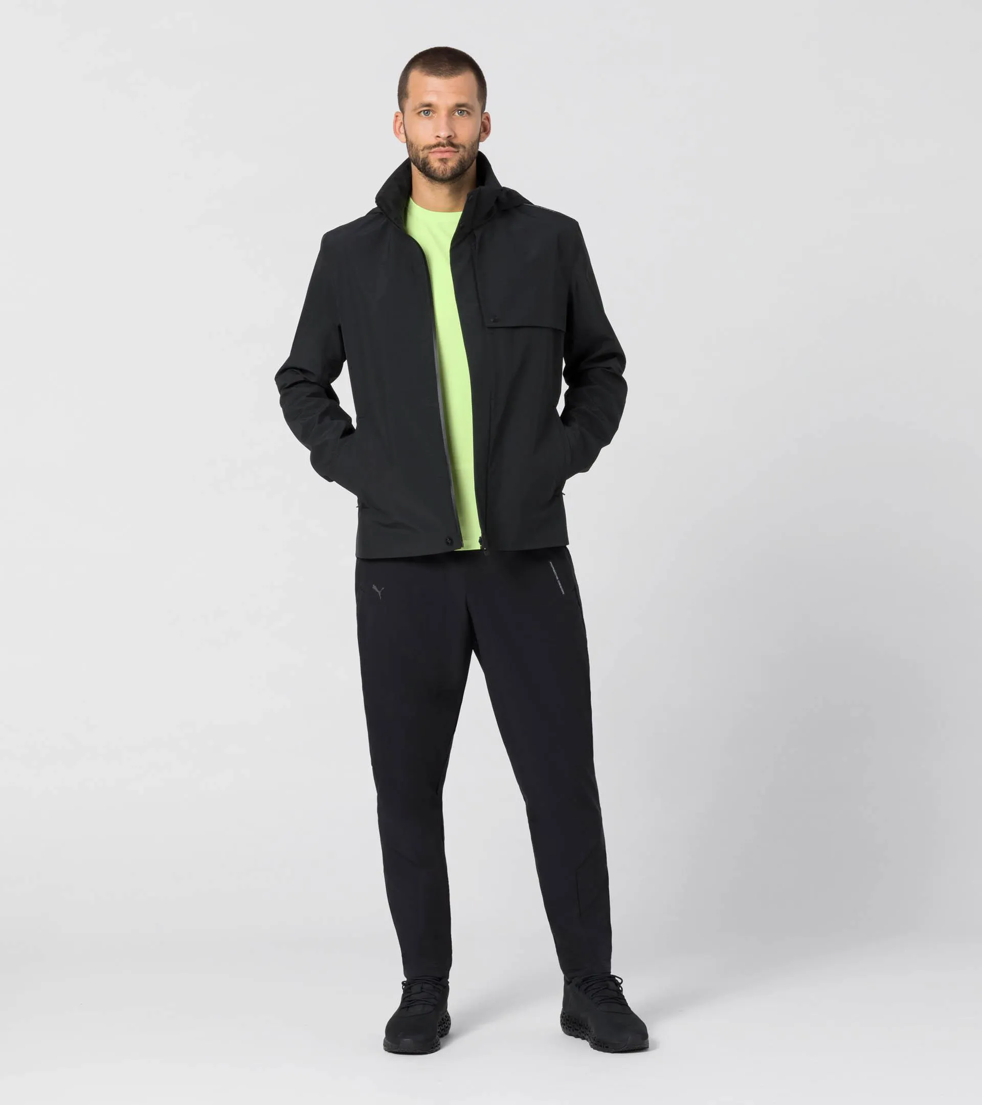 PUMA Chaqueta icónica MCS para hombre, Negro 