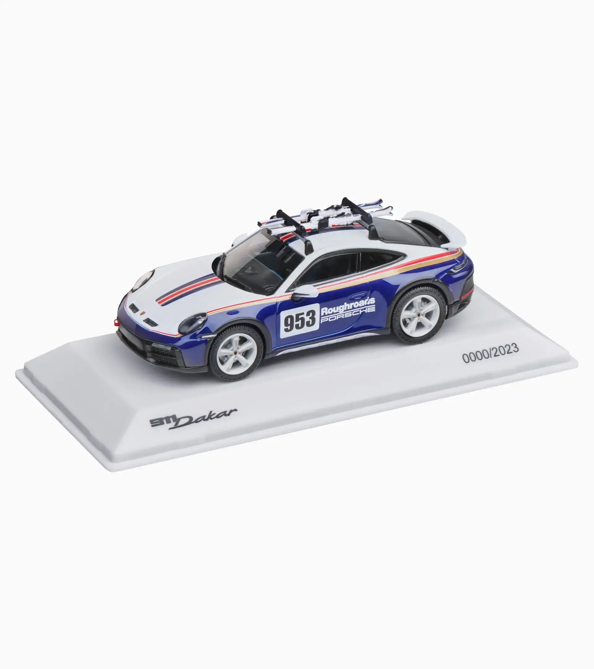 Porsche 911 Dakar (992) with skis – Christmas – Ltd. 1