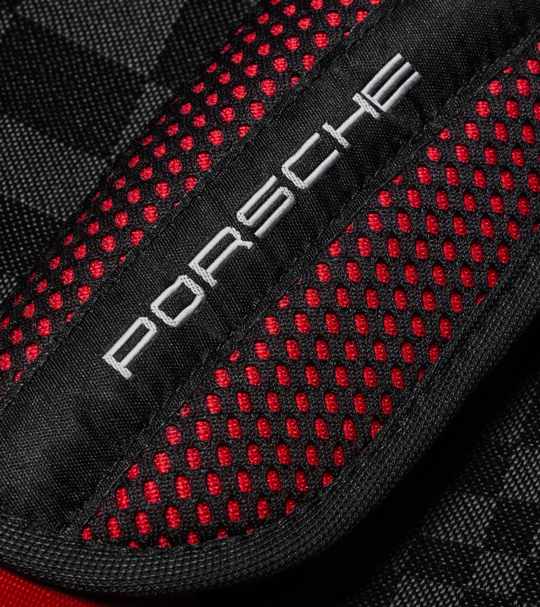 Child seat cover in Pasha Black/Olive Neo design Porsche Baby Seat i-Size 2