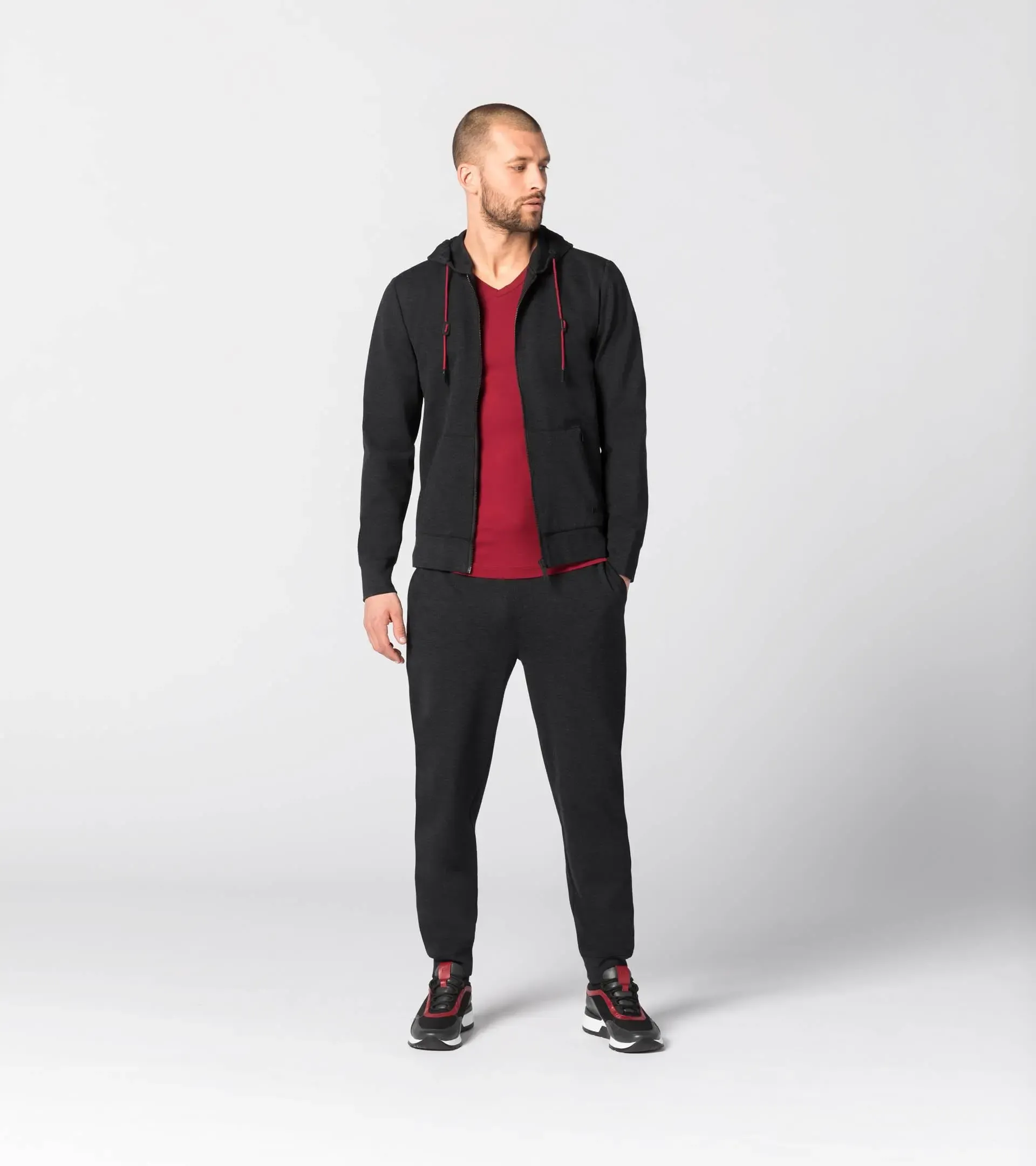 Iconic Zipped Hooded Jacket 7