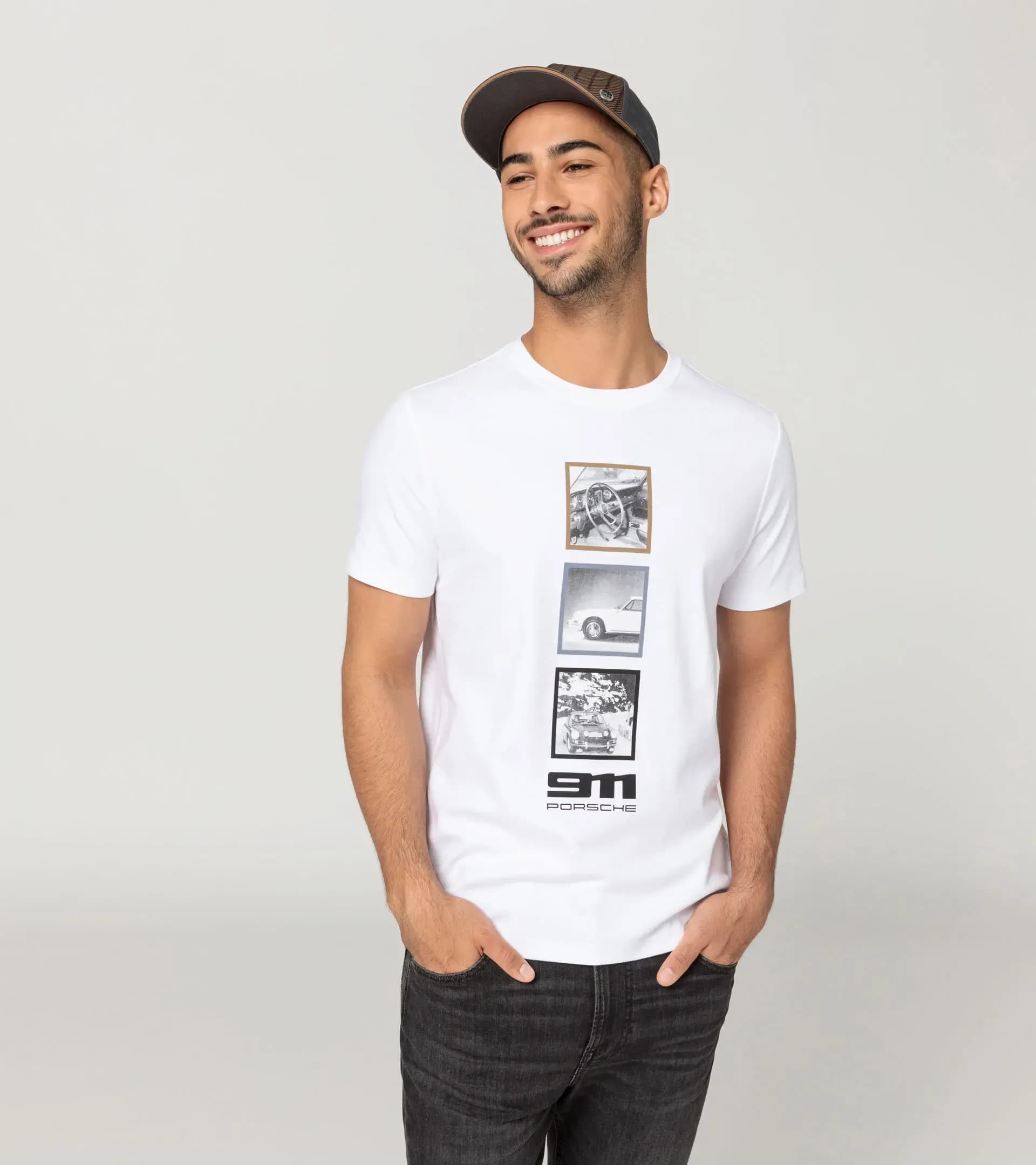 T-shirt unisex – Porsche 911 uit de jaren 60 thumbnail 6