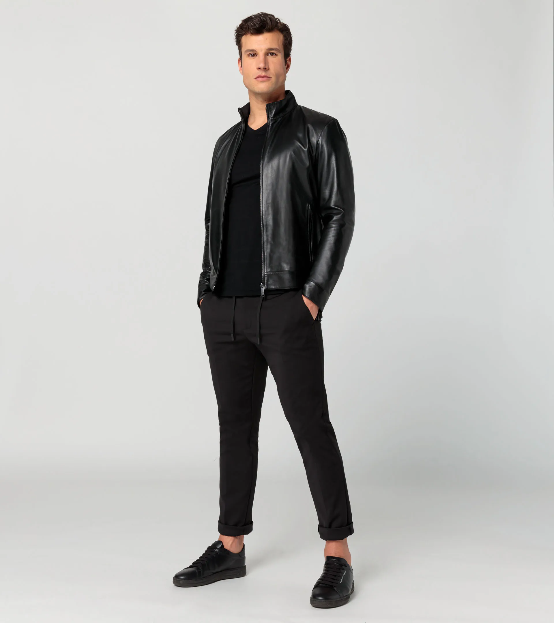 Athleisure Reverse Leather Jacket 8