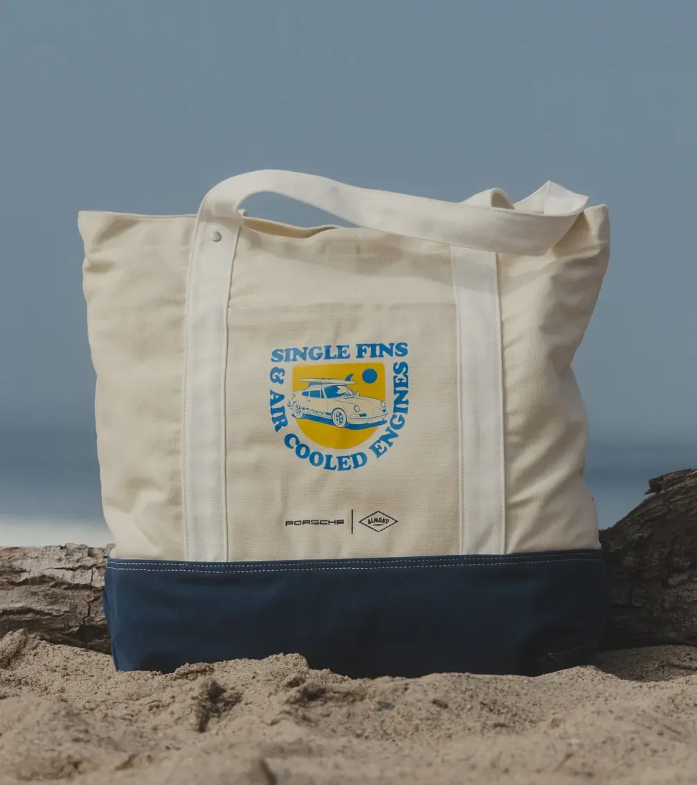Porsche x Almond Canvas Bag