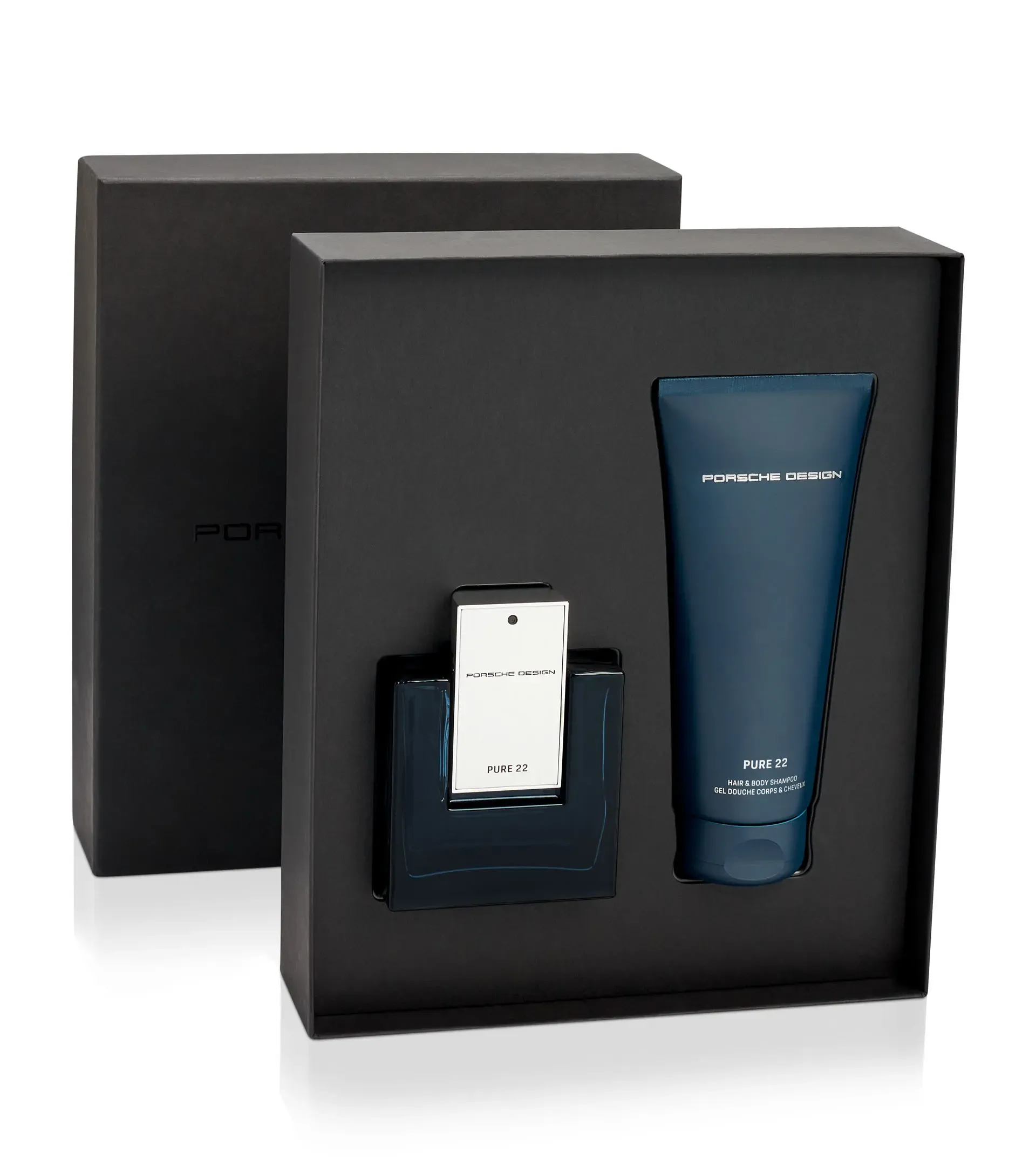 Coffret Eau de Parfum et Gel douche Corps & Cheveux Porsche Design PURE 22 thumbnail 0