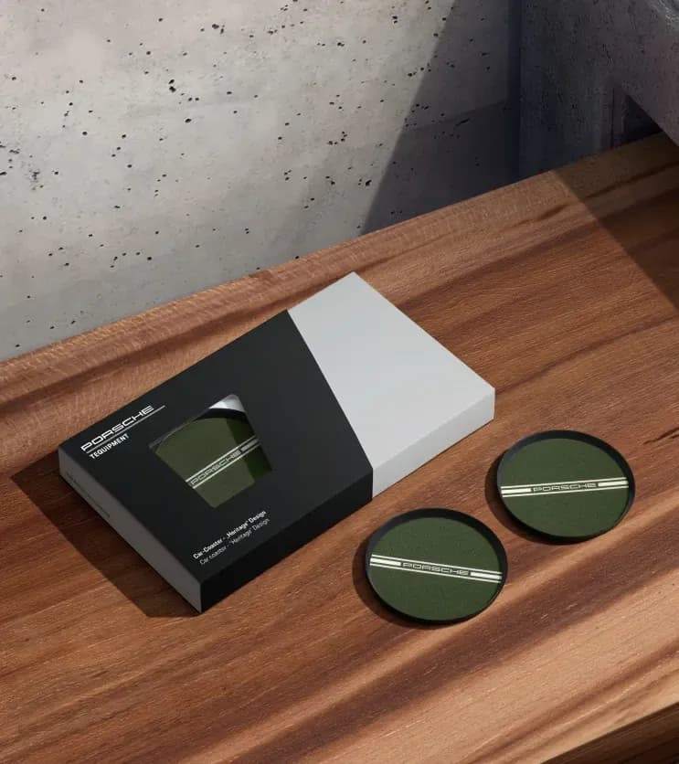 Porsche Car Coasters in Heritage Design 1