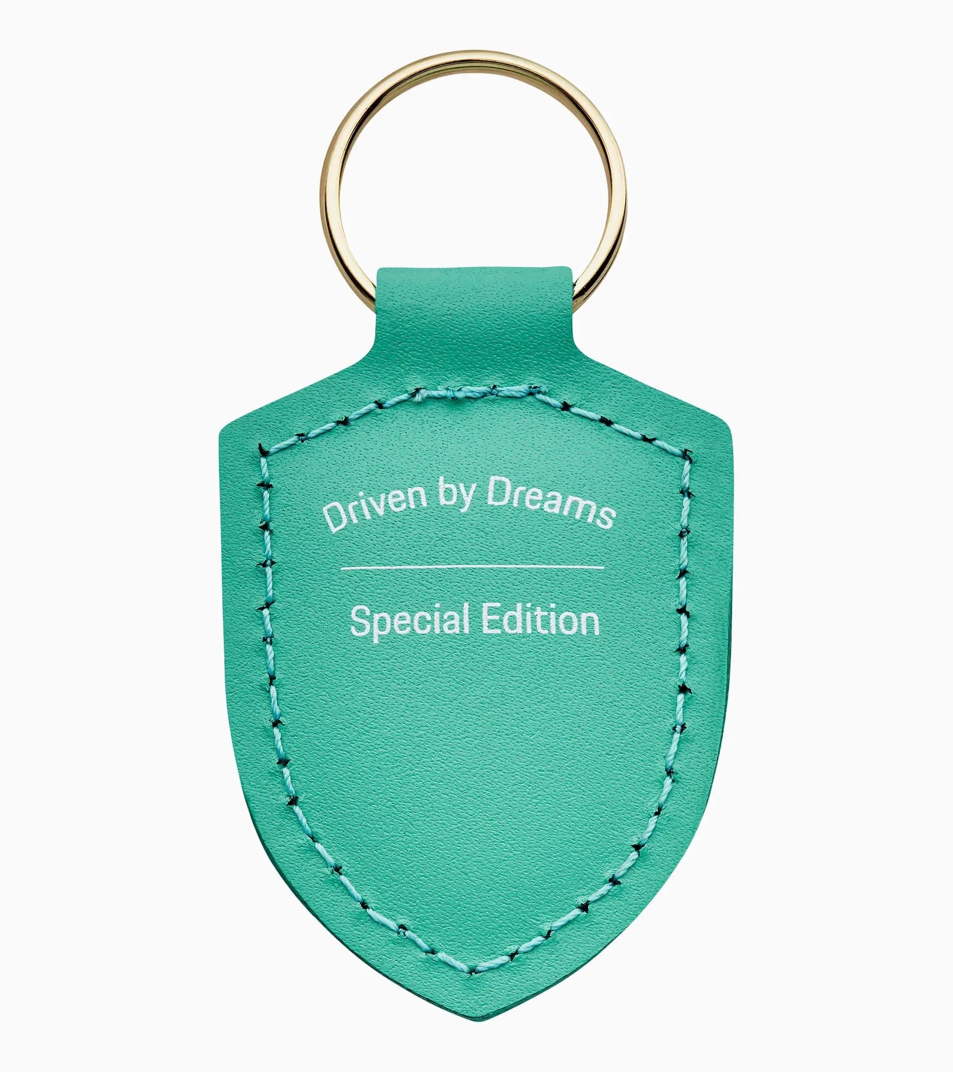 Porsche Coat of Arms Keychain - Driven By Dreams Special Edition - Mint  Green