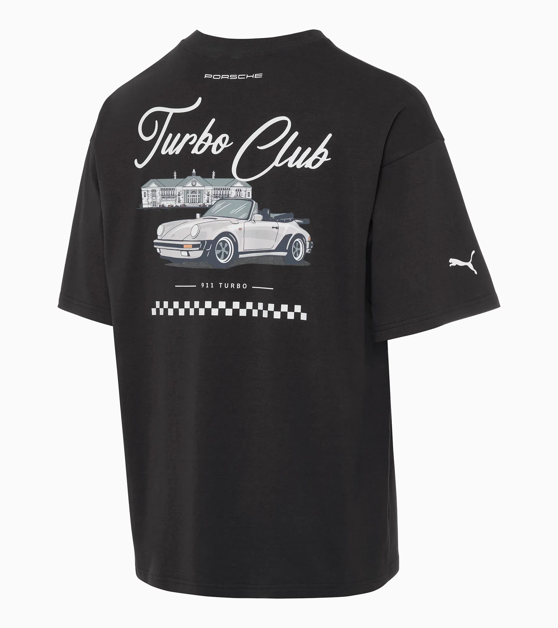 Porsche Turbo Club Back Print Graphic T-Shirt – Porsche Turbo  2